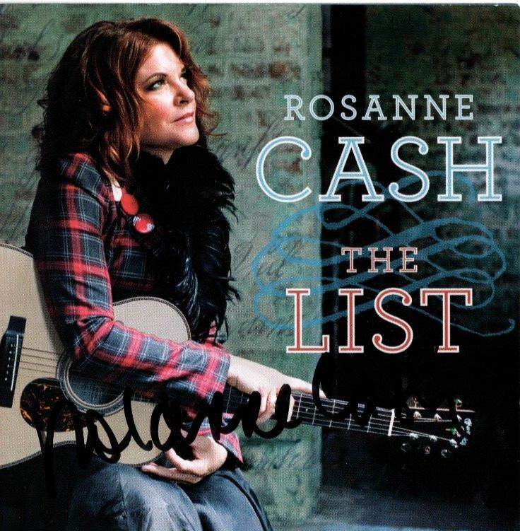 Rosanne Cash REAL hand SIGNED The List CD Booklet #5 COA Autographed
