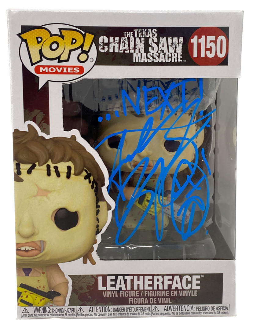 Andrew Bryniarski Signed Funko Pop The Texas Chainsaw Massacre Leatherface ACOA
