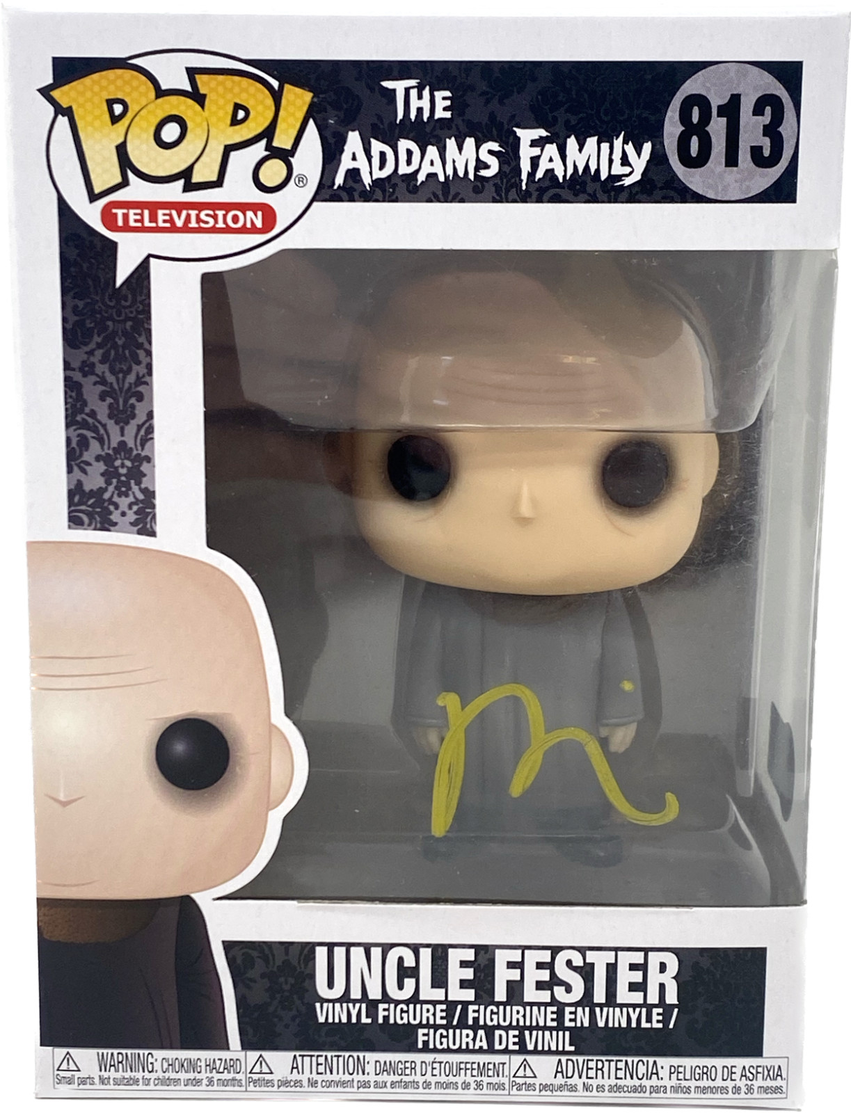 Fred Armisen Signed Funko Pop Wednesday Uncle Fester Addams Family Beckett COA
