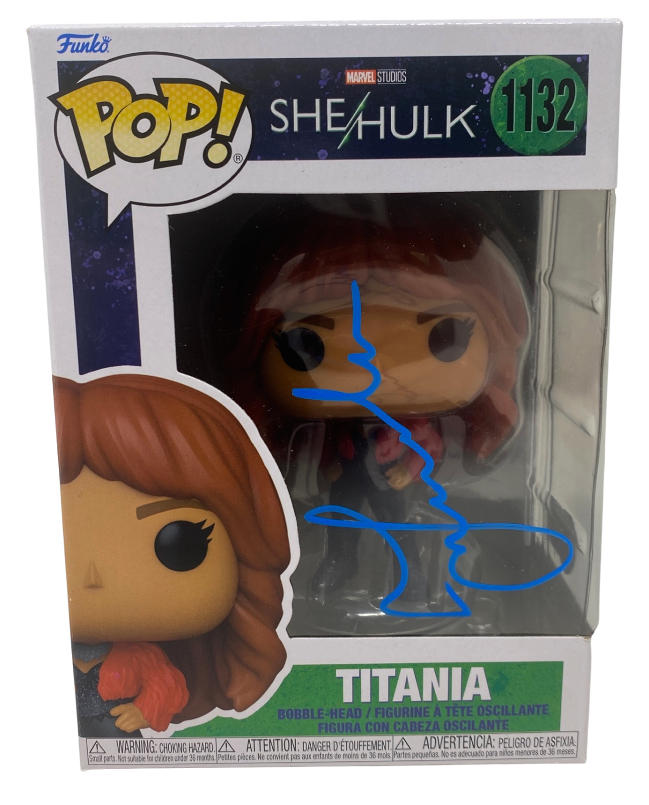 Jameela Jamil Signed Autograph She-Hulk Titania Funko Pop 1132 Beckett COA
