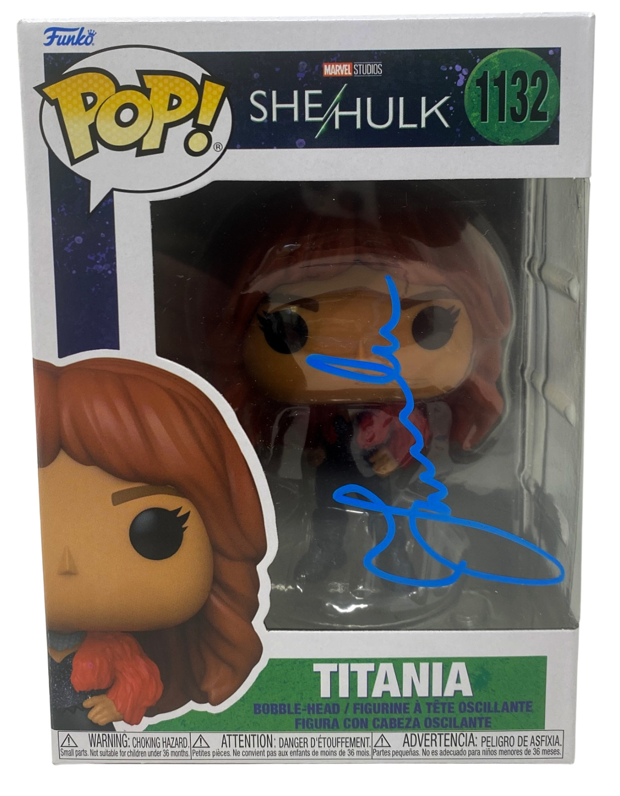 Jameela Jamil Signed Autograph She-Hulk Titania Funko Pop 1132 Beckett COA
