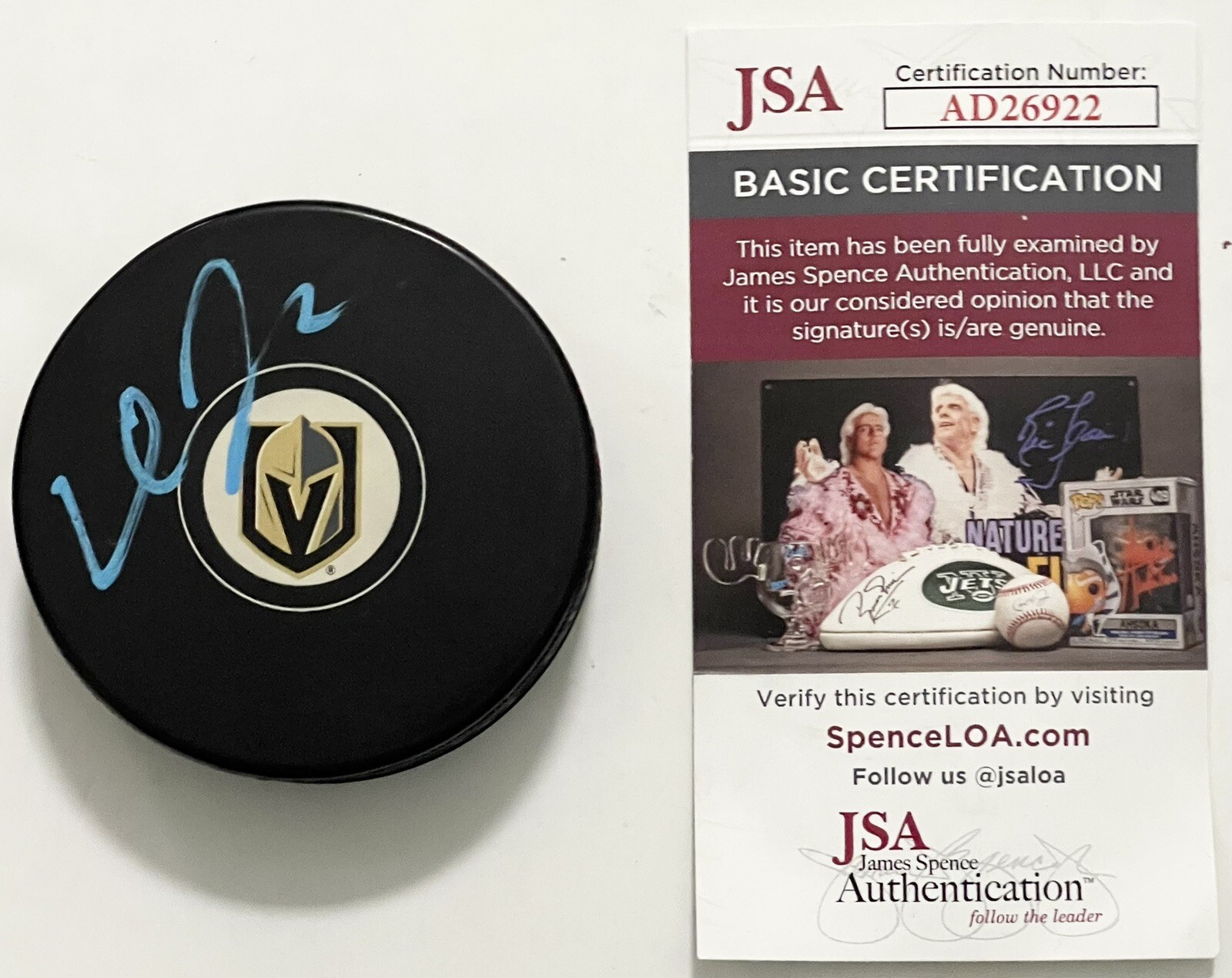 Lil John Signed Autographed Las Vegas Golden Knights Hockey Puck Yeah! JSA

