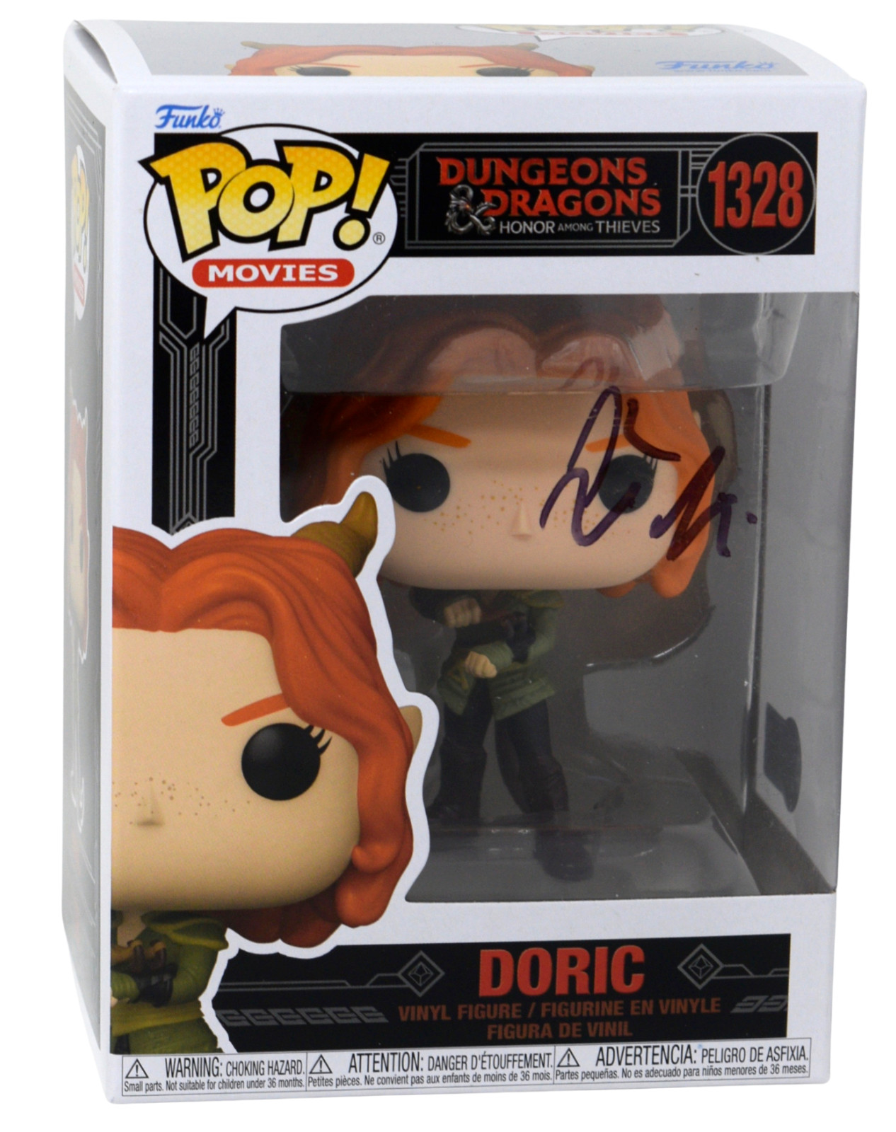 Sophia Lillis Signed Autograph Funko Pop Dungeons & Dragons Doric #1328 BAS COA
