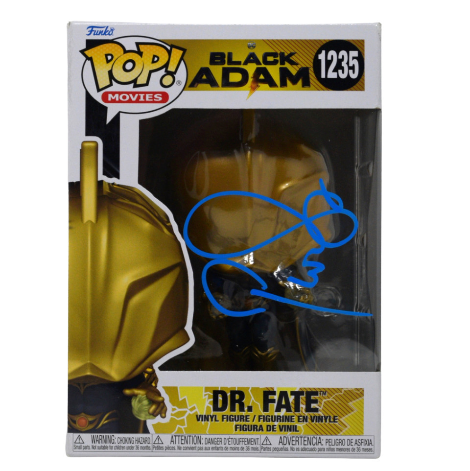 Pierce Brosnan Signed Autographed Dr. Fate Funko Pop Black Adam 1235 Beckett COA
