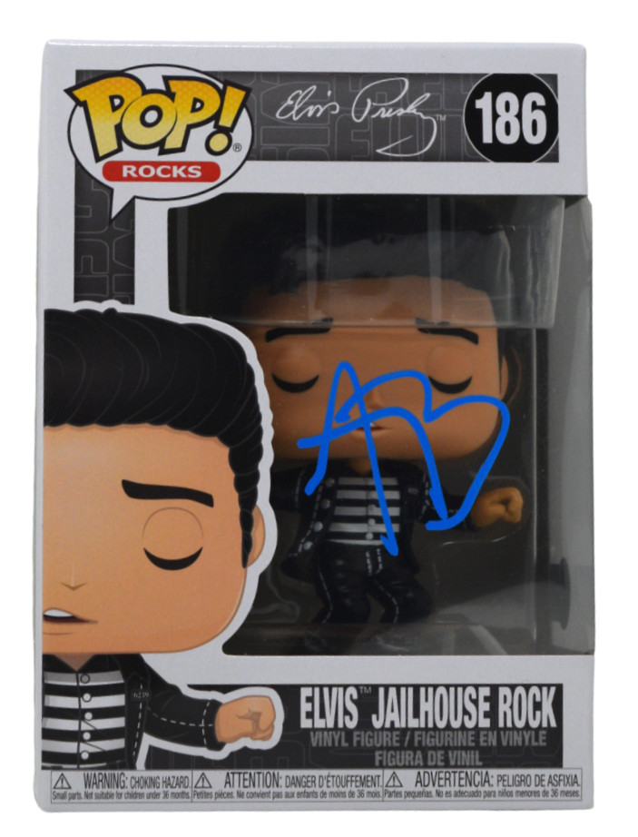 Austin Butler Signed Autograph Elvis Presley Movie Funko Pop Rocks Beckett COA
