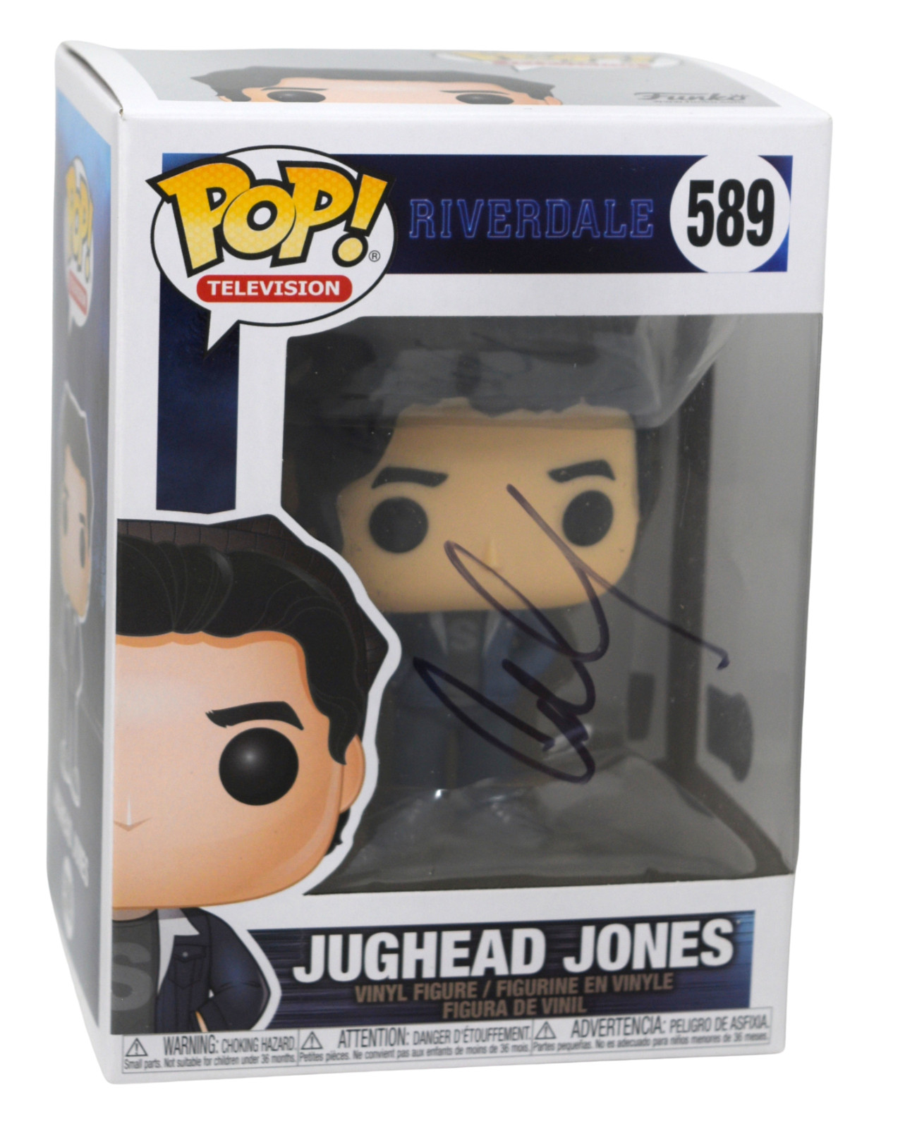 Cole Sprouse Signed Autograph Funko Pop Riverdale Jughead Jones #591 Beckett COA
