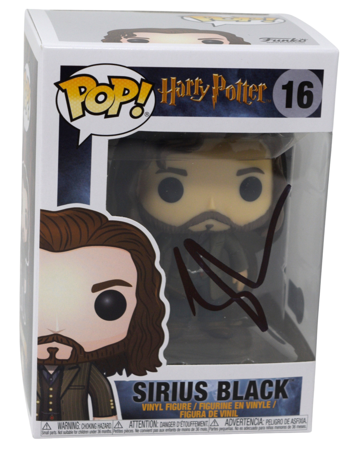 Gary Oldman Signed Autograph Funko Pop Harry Potter Sirius Black 16 Beckett COA
