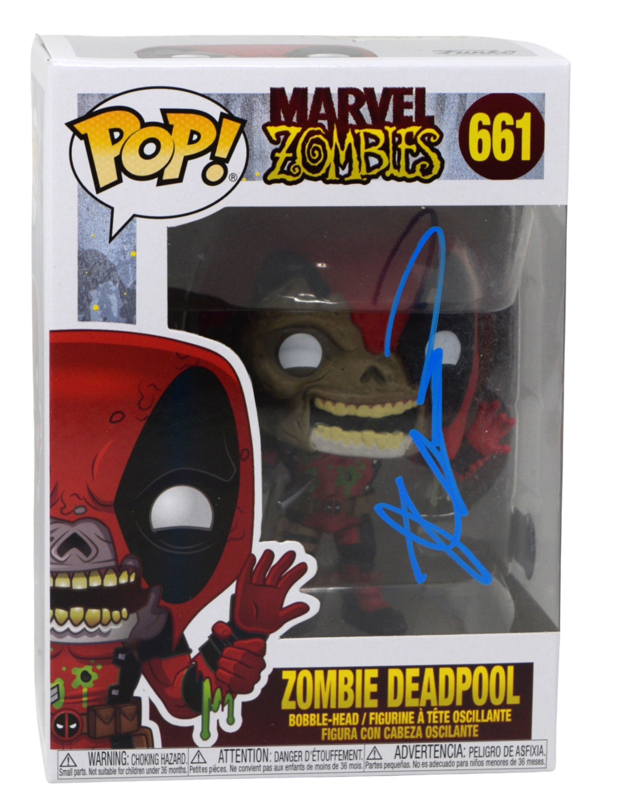 Robert Kirkman Signed Autograph Funko Pop Marvel Zombies Zombie Deadpool BAS COA
