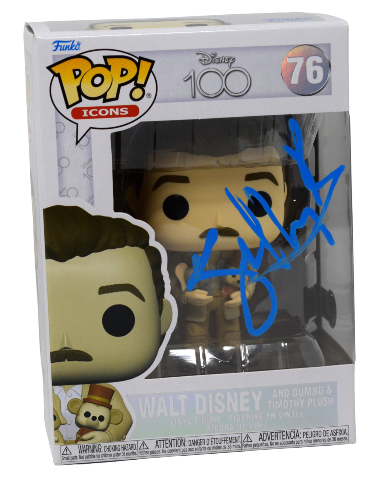 Jeffrey Katzenberg Signed Autograph Funko Pop Walt Disney Chairman Beckett COA
