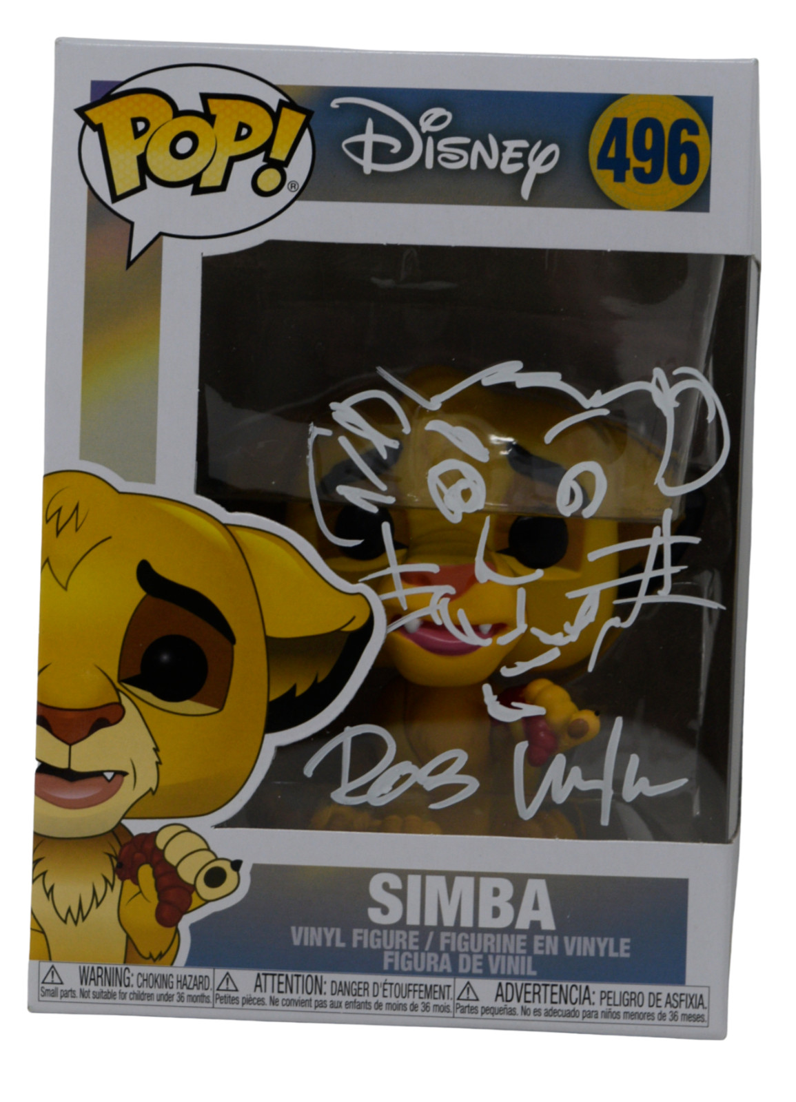 Rob Minkoff Signed Autograph Funko Pop The Lion King Simba + Sketch Beckett COA

