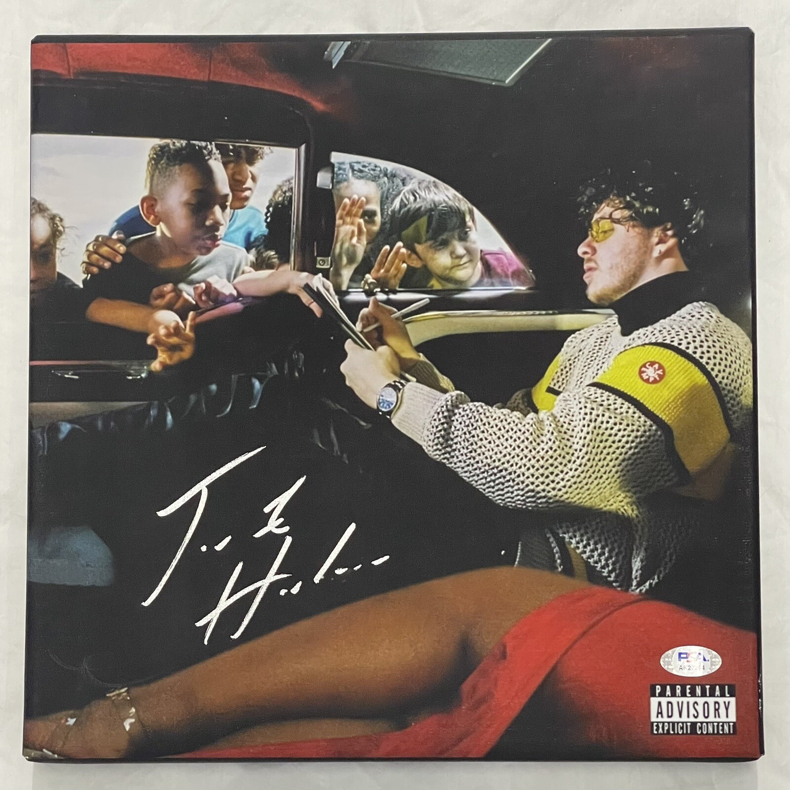 Jack Harlow Signed Autographed Whats Poppin 12x12 Stretched Canvas PSA/DNA
