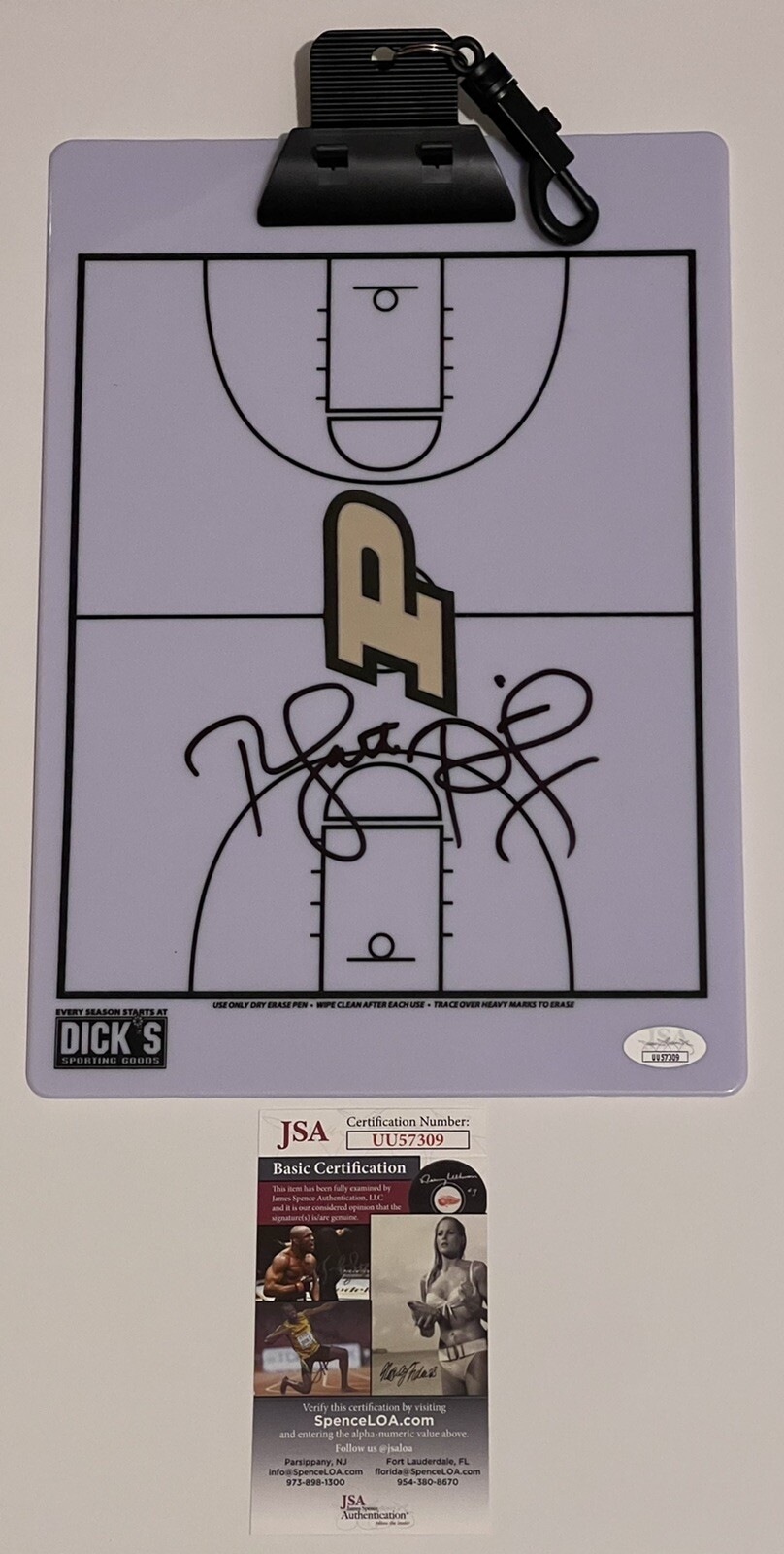 Matt Painter Signed Autographed Purdue Boilermakers Coaches Clipboard JSA
