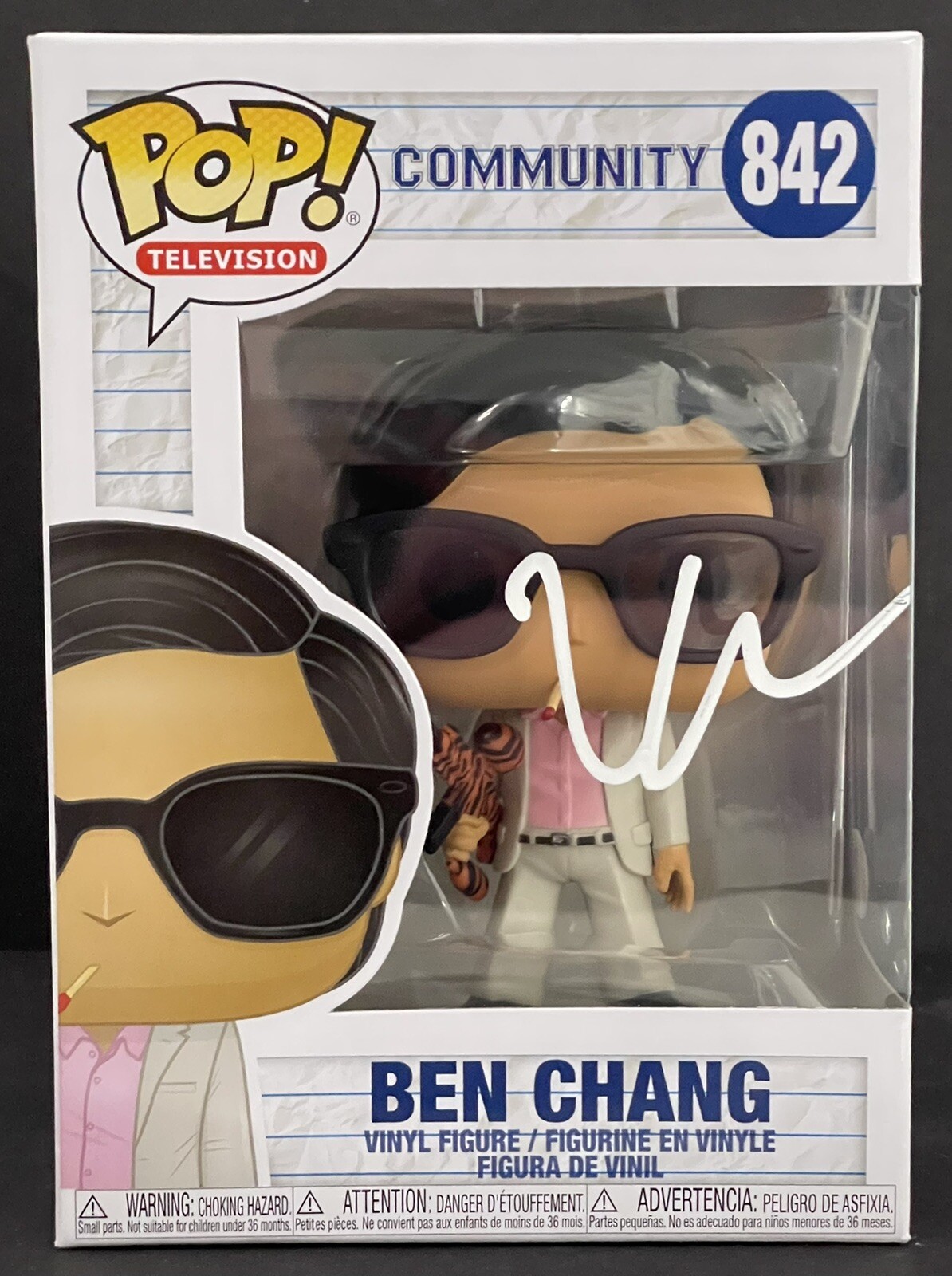 Ken Jeong Signed Autographed Community Funko Pop Vinyl Ben Chang Full Psa/Dna
