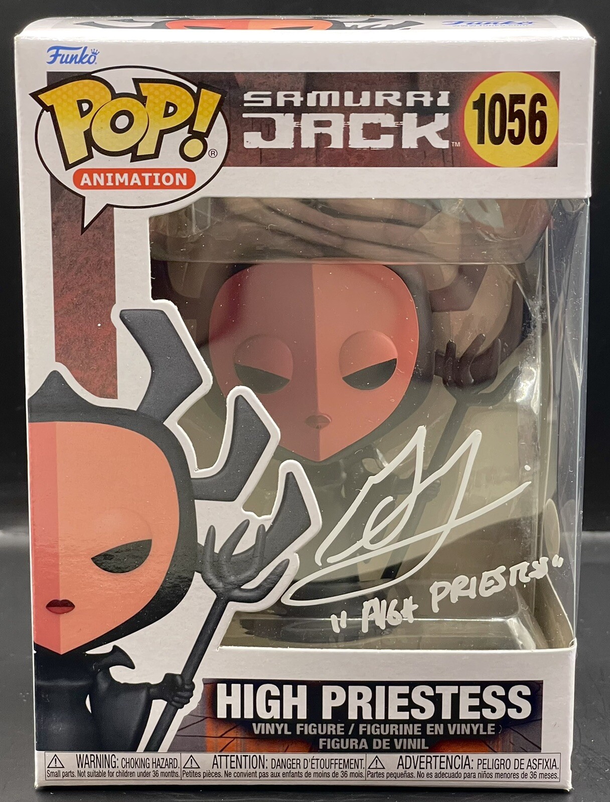 Grey DeLisle Signed Funko Pop Samurai Jack High Priestess Voice Actress JSA COA
