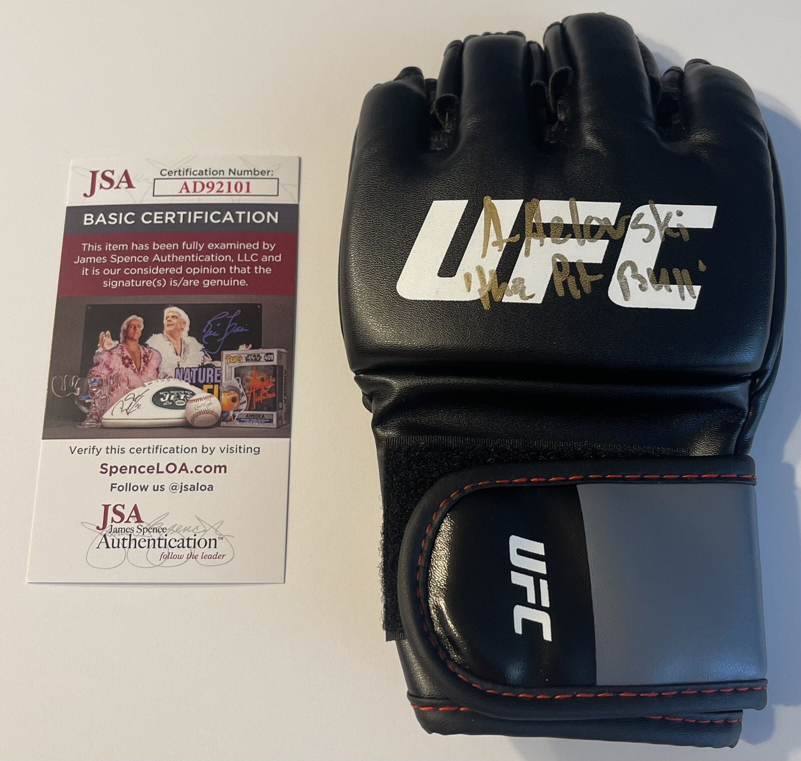 Andrei Arlovski Signed Autographed UFC Fighter Glove MMA Champ JSA
