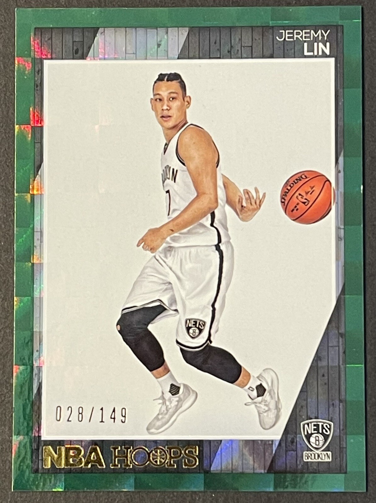 2016-17 Panini NBA Hoops Green /149 Jeremy Lin #50
