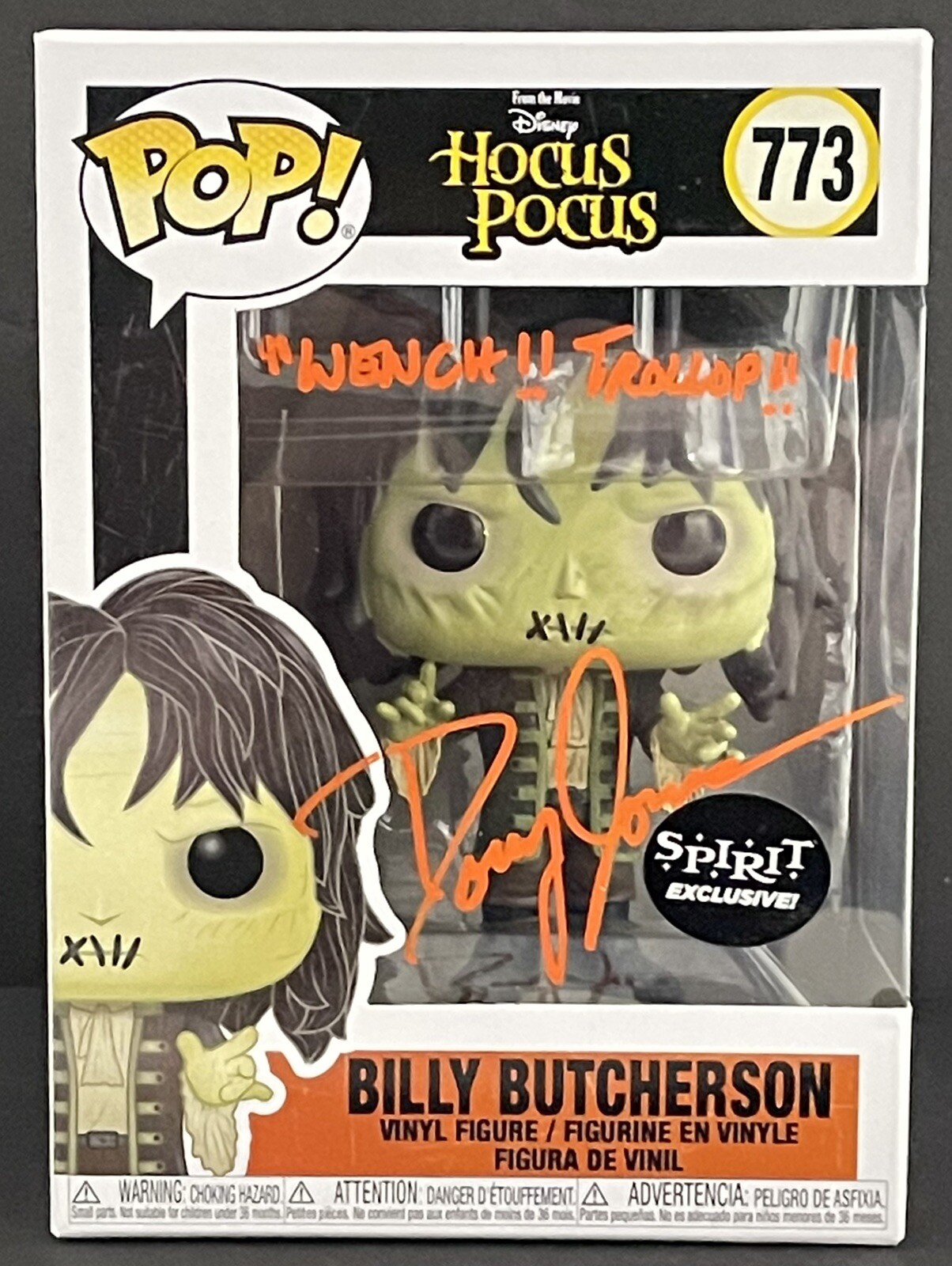 Doug Jones Signed Autographed Billy Butcherson Hocus Pocus Funko Pop Beckett
