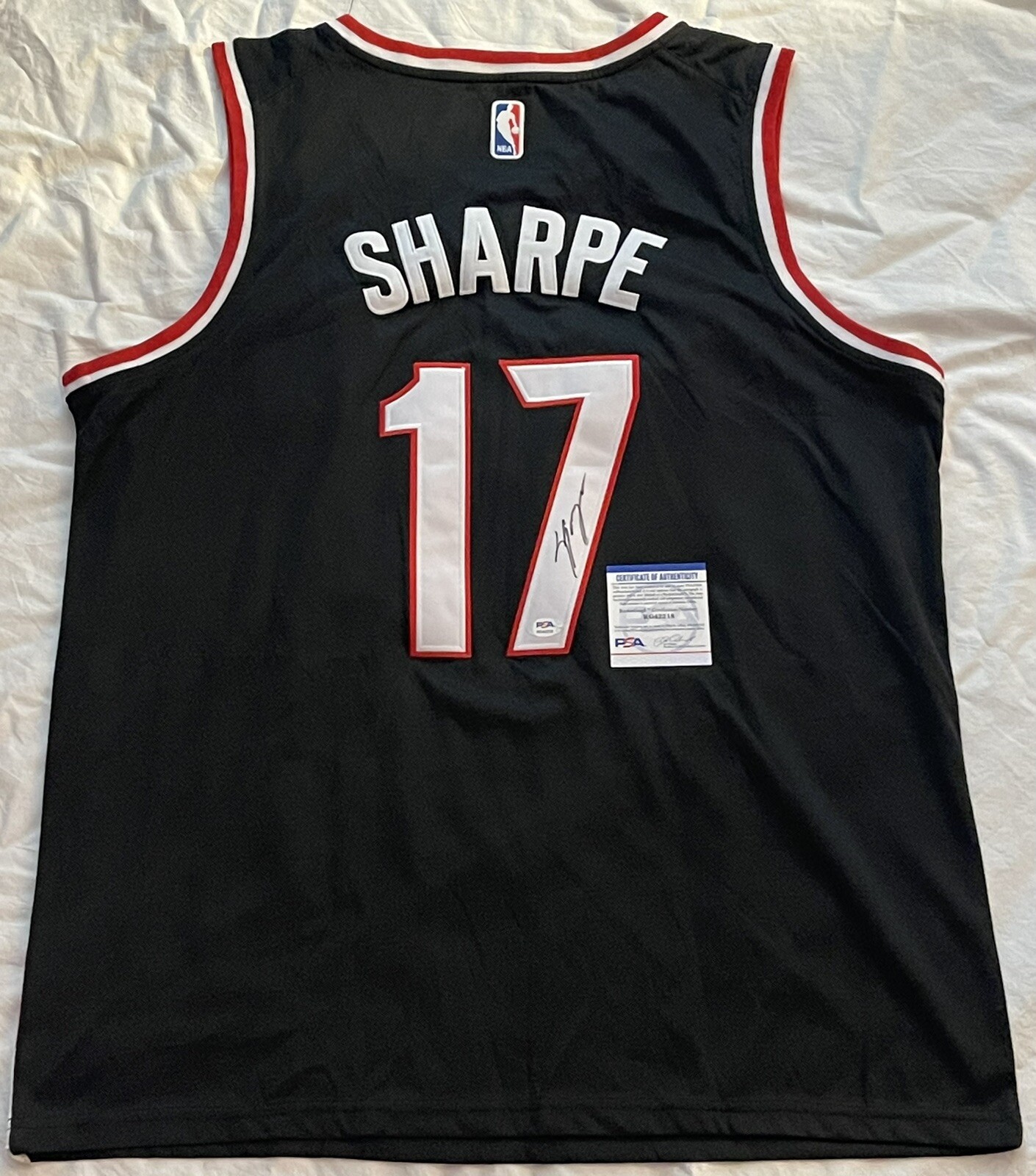 Shaedon Sharpe Signed Autographed Portland Trail Blazers Jersey PSA/DNA
