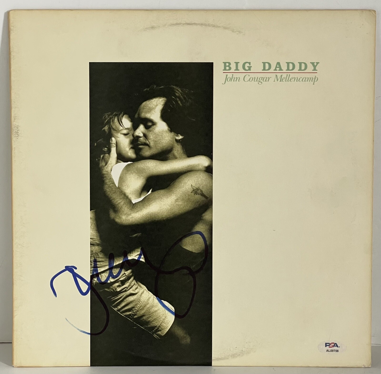 John Cougar Mellencamp Signed Autographed Vinyl Album Big Daddy Psa/Dna
