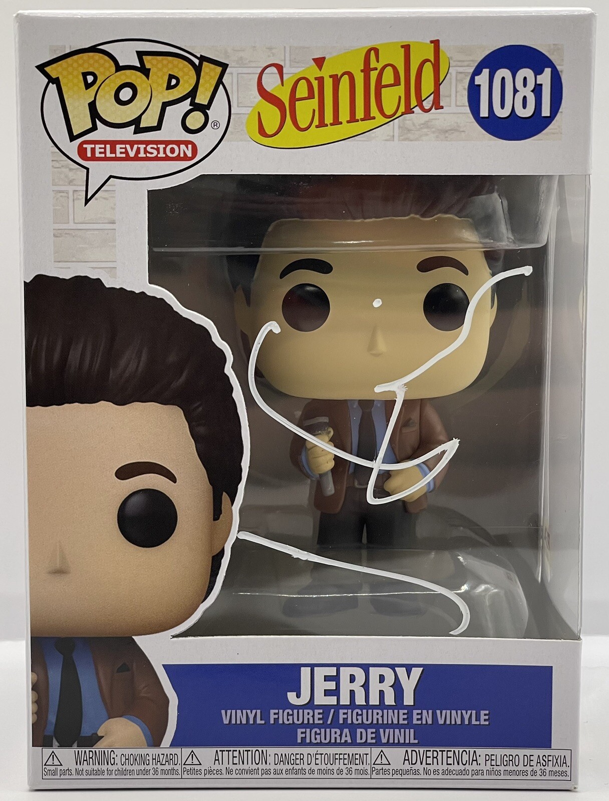 Jerry Seinfeld Signed Autographed Funko POP! #1081 TV Comedian LEGEND PSA/DNA
