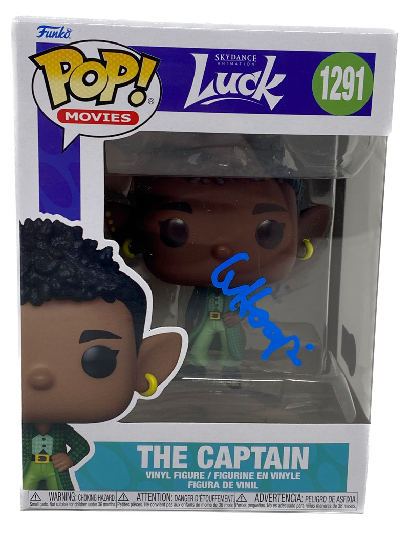 Whoopi Goldberg Signed Funko Pop Luck The Captain #1291 Autograph Beckett COA
