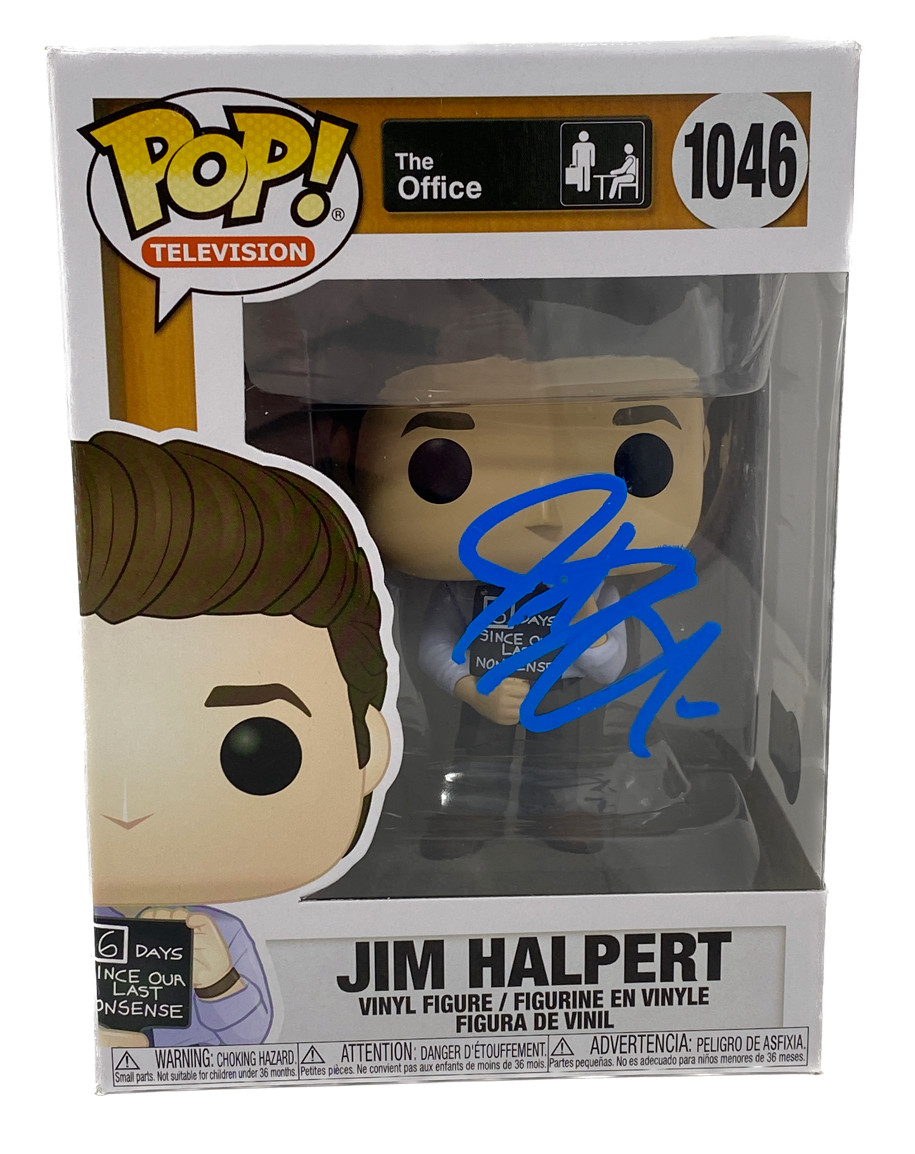 John Krasinski Signed The Office Jim Halpert Funko Pop Autograph Beckett COA
