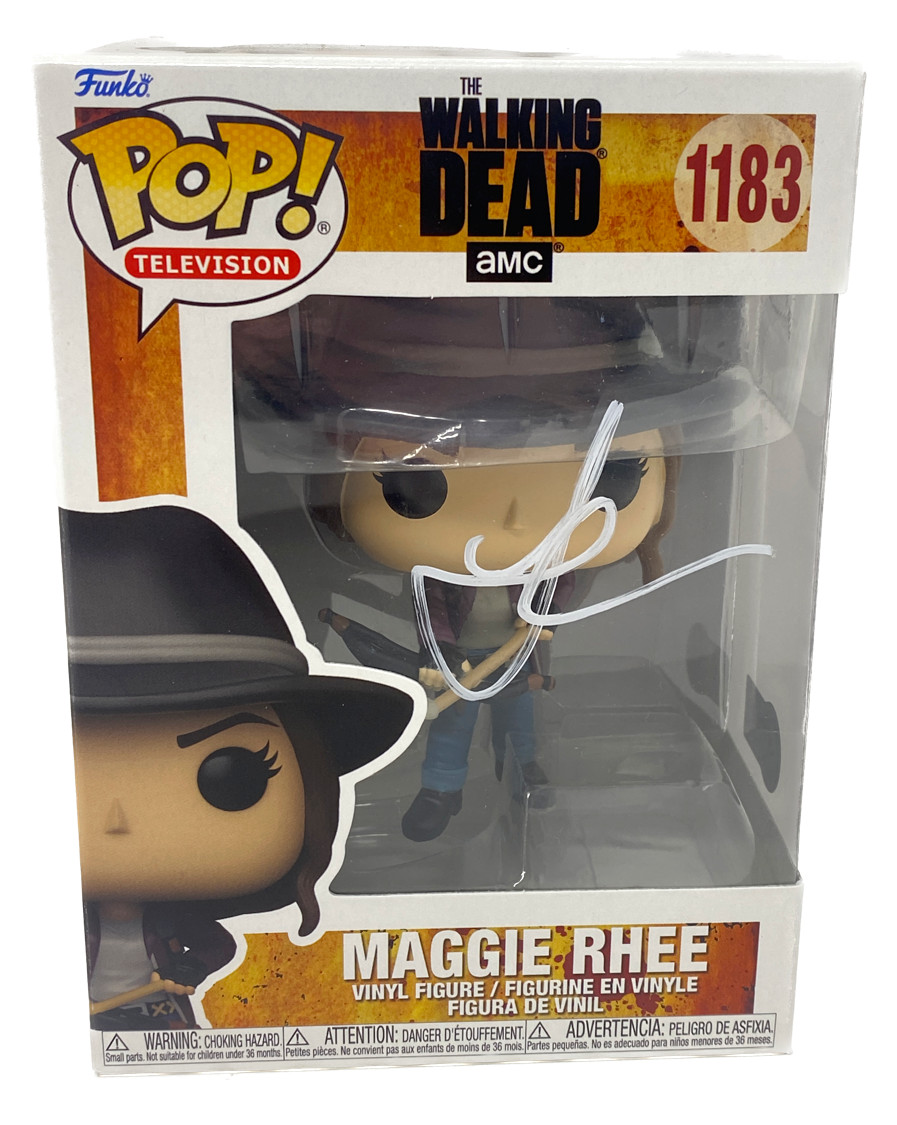 Lauren Cohan Signed Autograph The Walking Dead Maggie Rhee Funko Pop Beckett COA
