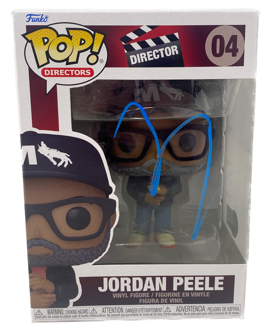 Jordan Peele Signed Autograph Funko Pop Director #04 Get Out Nope Us Beckett COA
