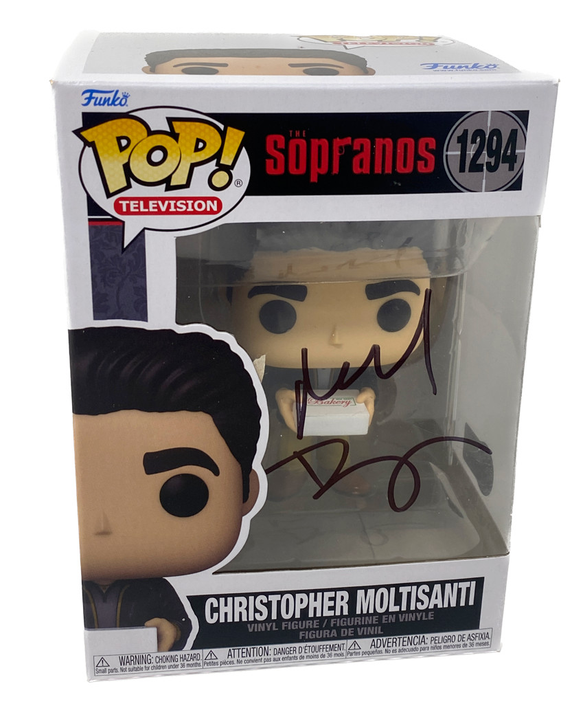 Michael Imperioli Signed The Sopranos Christopher Funko Pop #1294 Beckett COA
