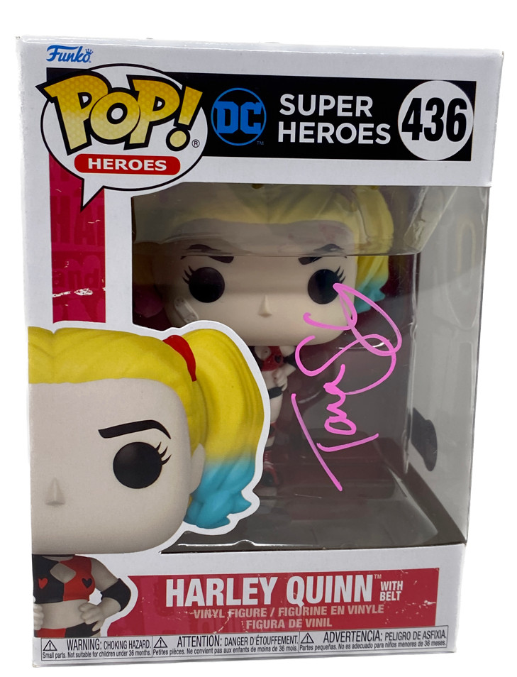 Tara Strong Signed Autograph Harley Quinn Funko Pop Batman Arkham Beckett COA
