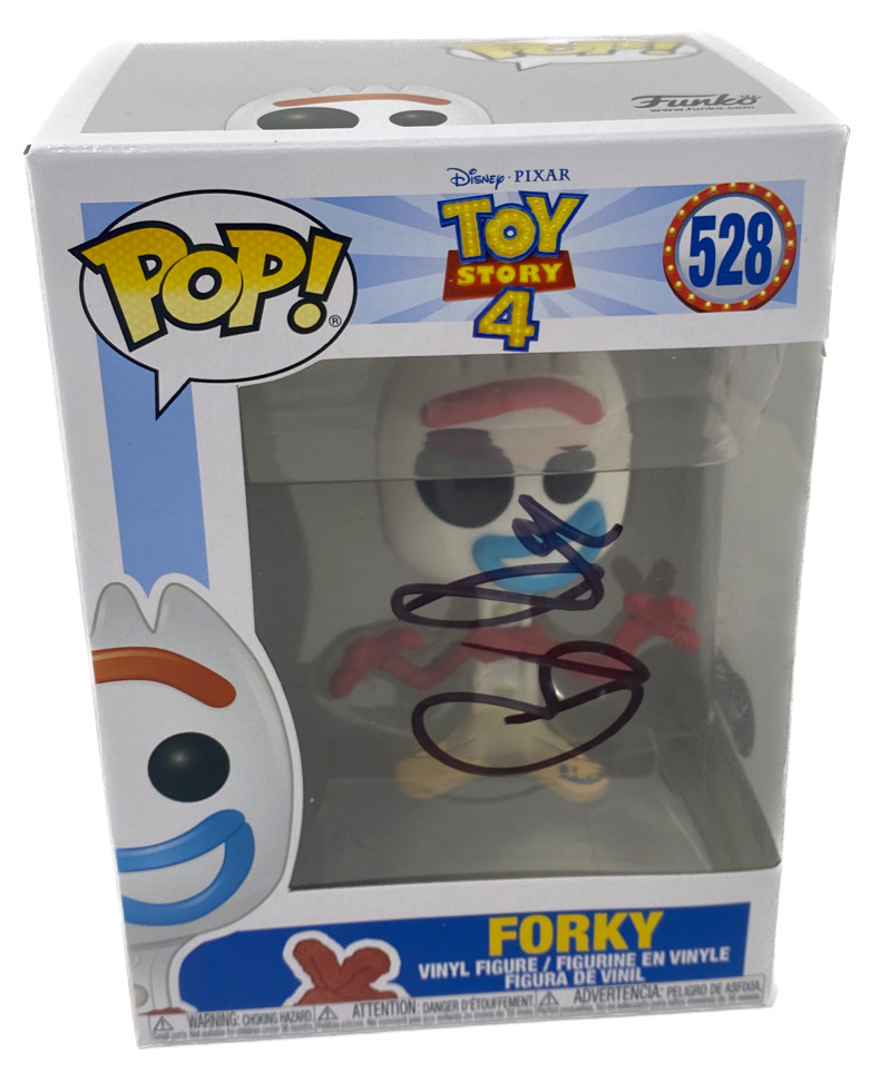 TONY HALE SIGNED FUNKO POP FORKY TOY STORY 4 #528 AUTOGRAPH BECKETT COA COLLECTIBLE MEMORABILIA