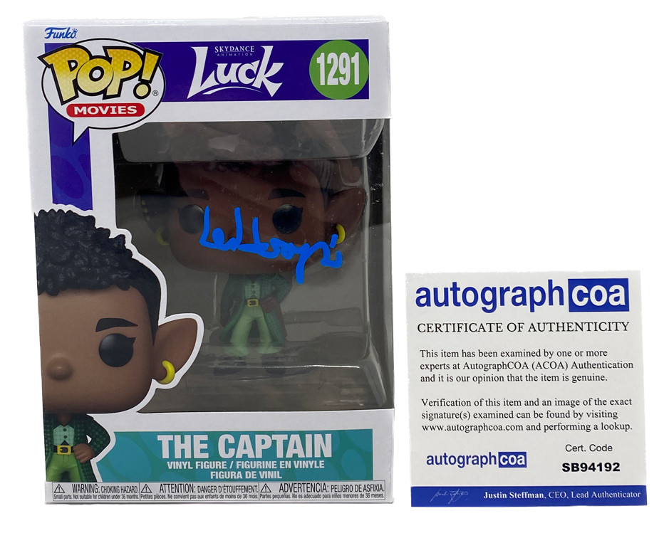 Whoopi Goldberg Signed Autograph Funko Pop Luck The Captain #1291 ACOA COA
