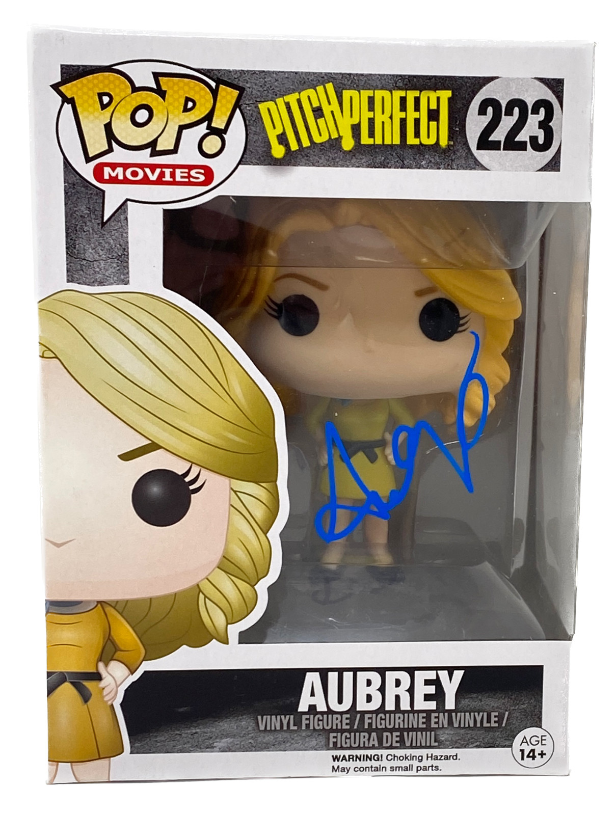 Anna Camp Signed Autograph Funko Pop Pitch Perfect Aubrey #223 Figure ACOA COA
