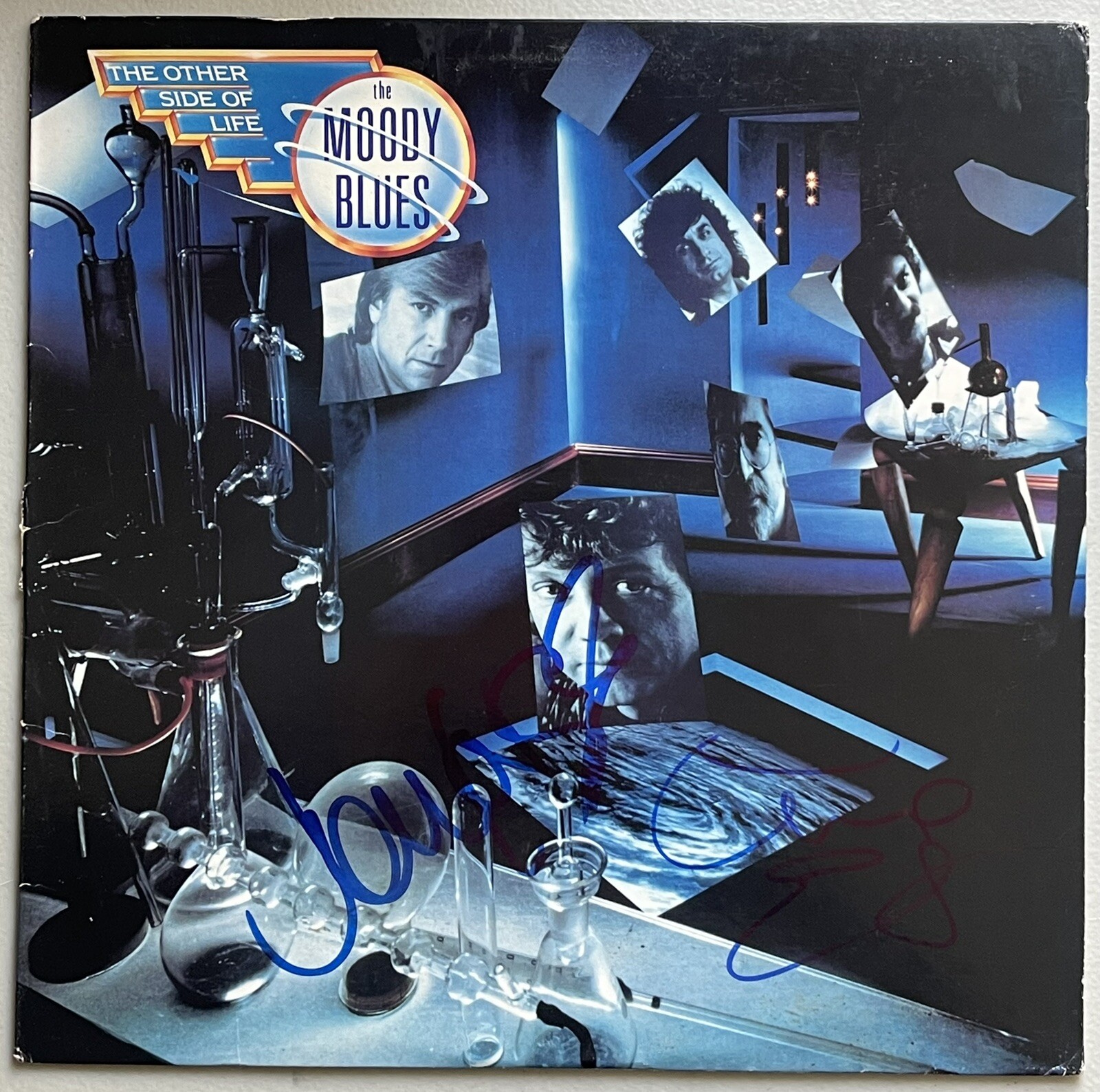 The Moody Blues Signed Vinyl LP The Other Side Of Life Graeme Lodge JSA
