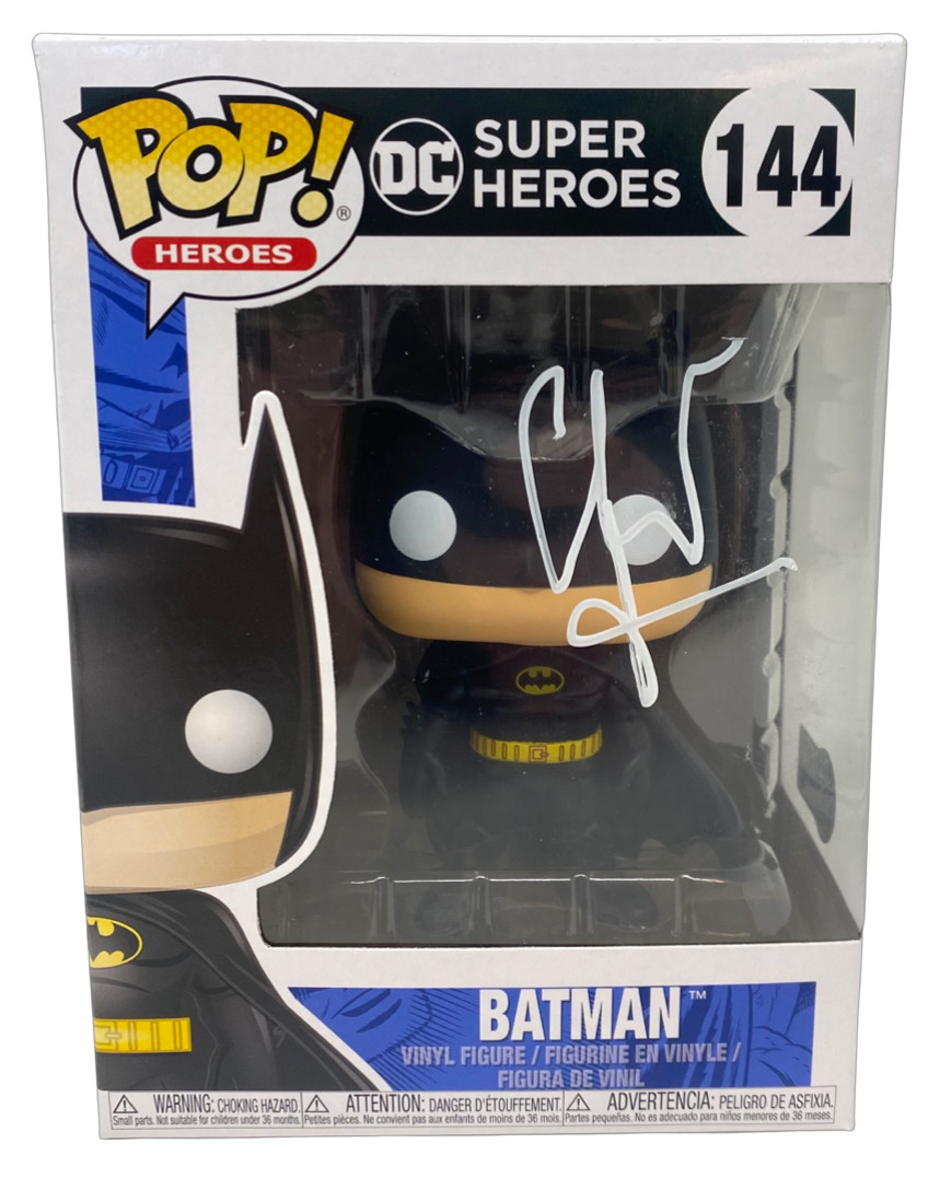 Christian Bale Signed Autograph Funko Pop Batman 275 The Dark Knight Beckett COA
