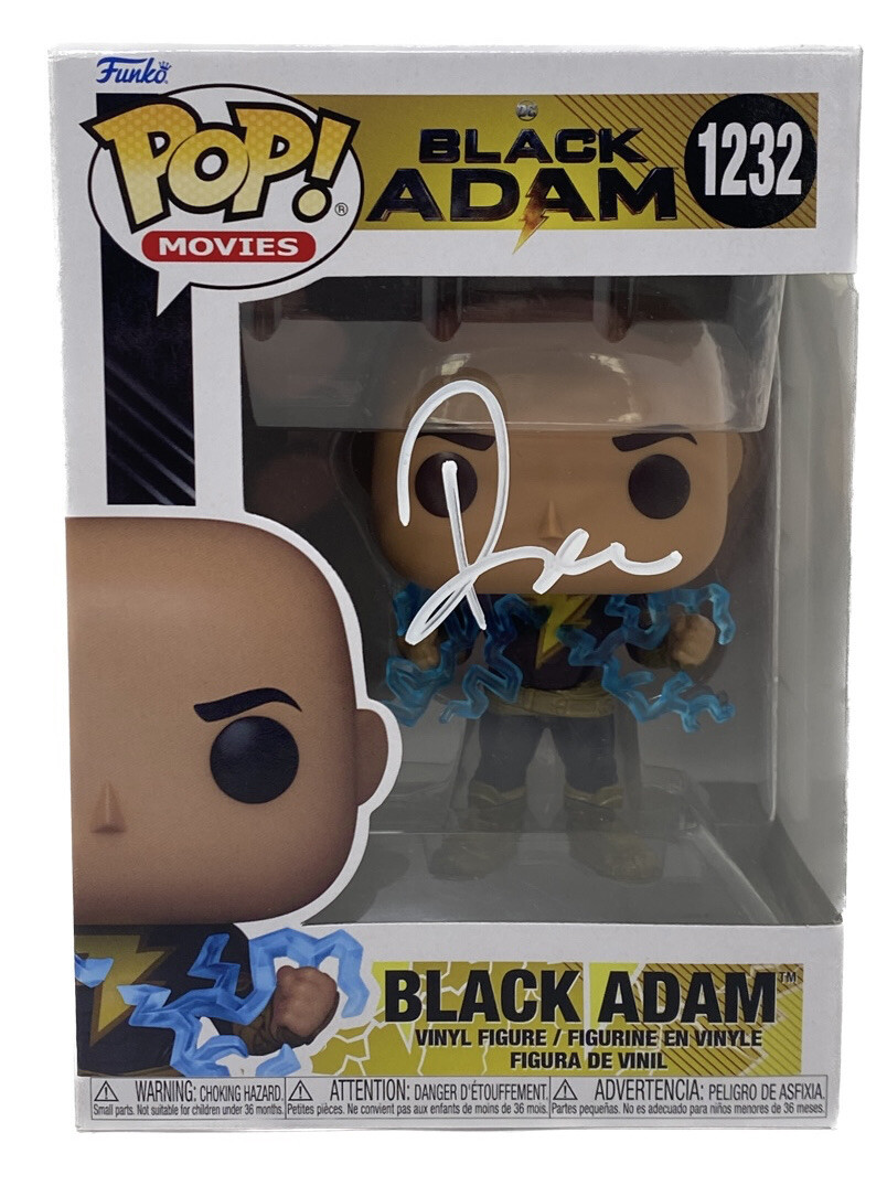 Dwayne Johnson The Rock Signed Autograph Funko Pop Black Adam 1232 ACOA COA
