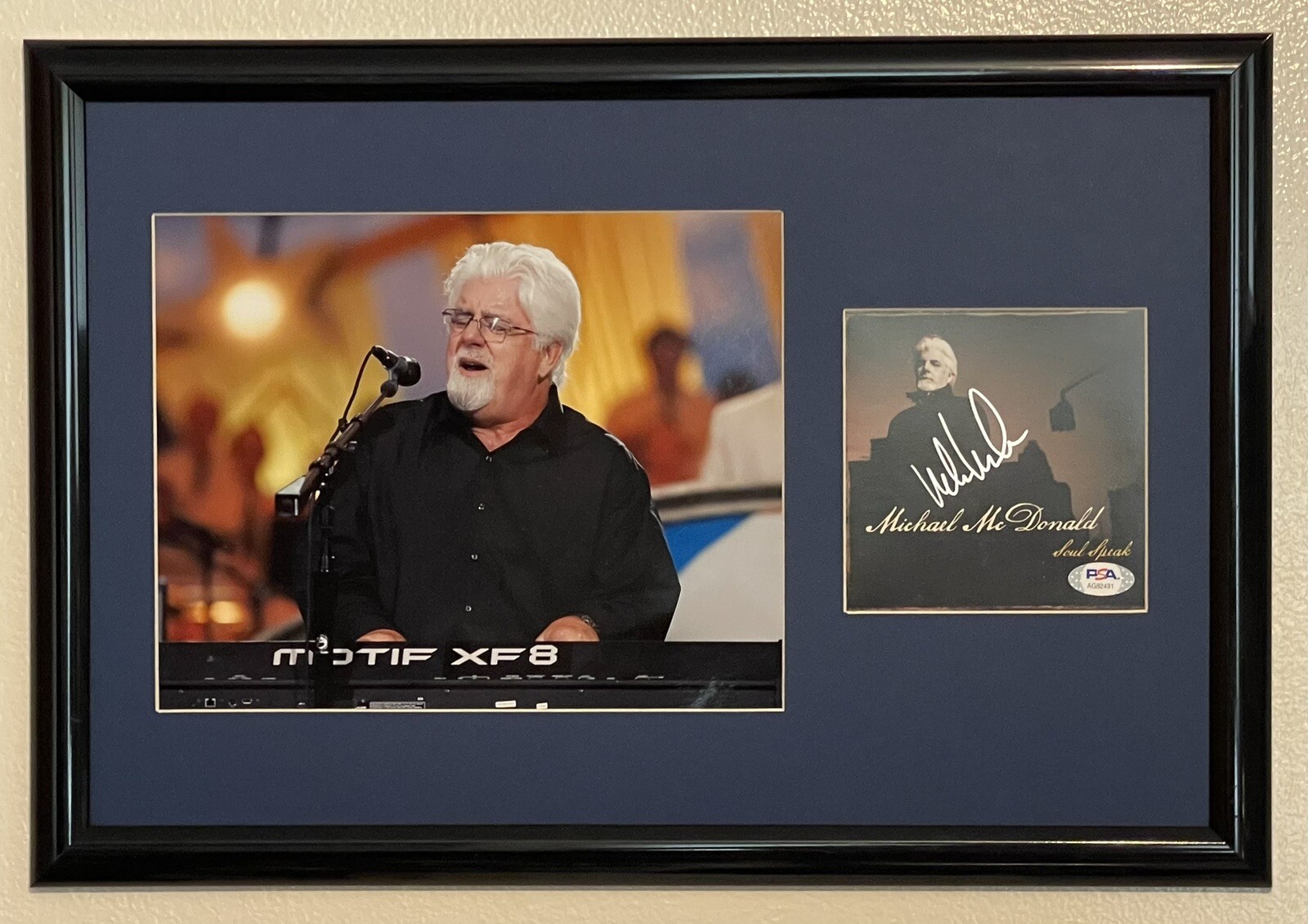 Michael McDonald Signed Autographed Custom Framed Soul Speak Cd Cover PSA/DNA

