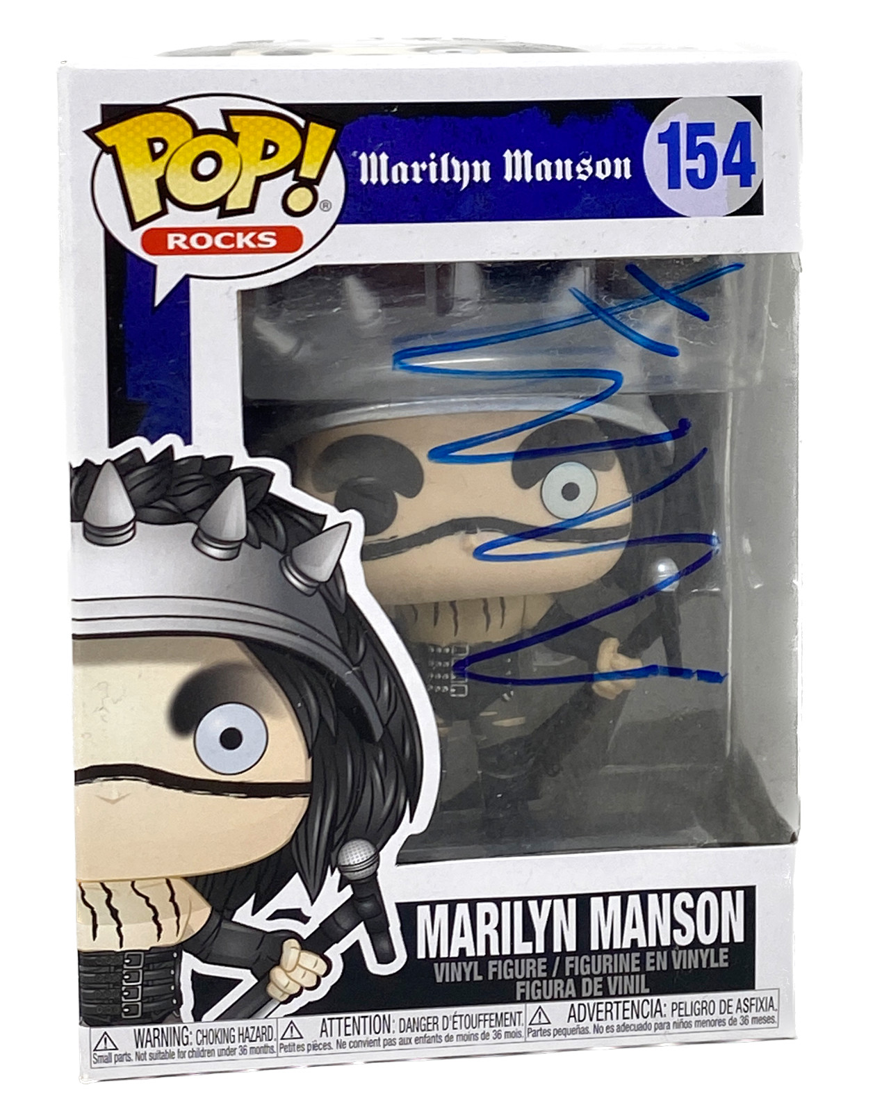 Marilyn Manson Signed Autograph Funko Pop Rocks 154 Figure ACOA COA
