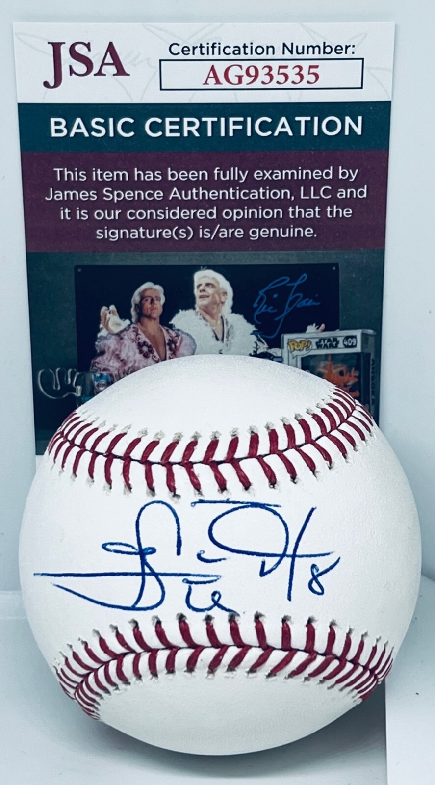 Carl Everett Chicago White Sox signed Official MLB Baseball Ball autographed JSA
