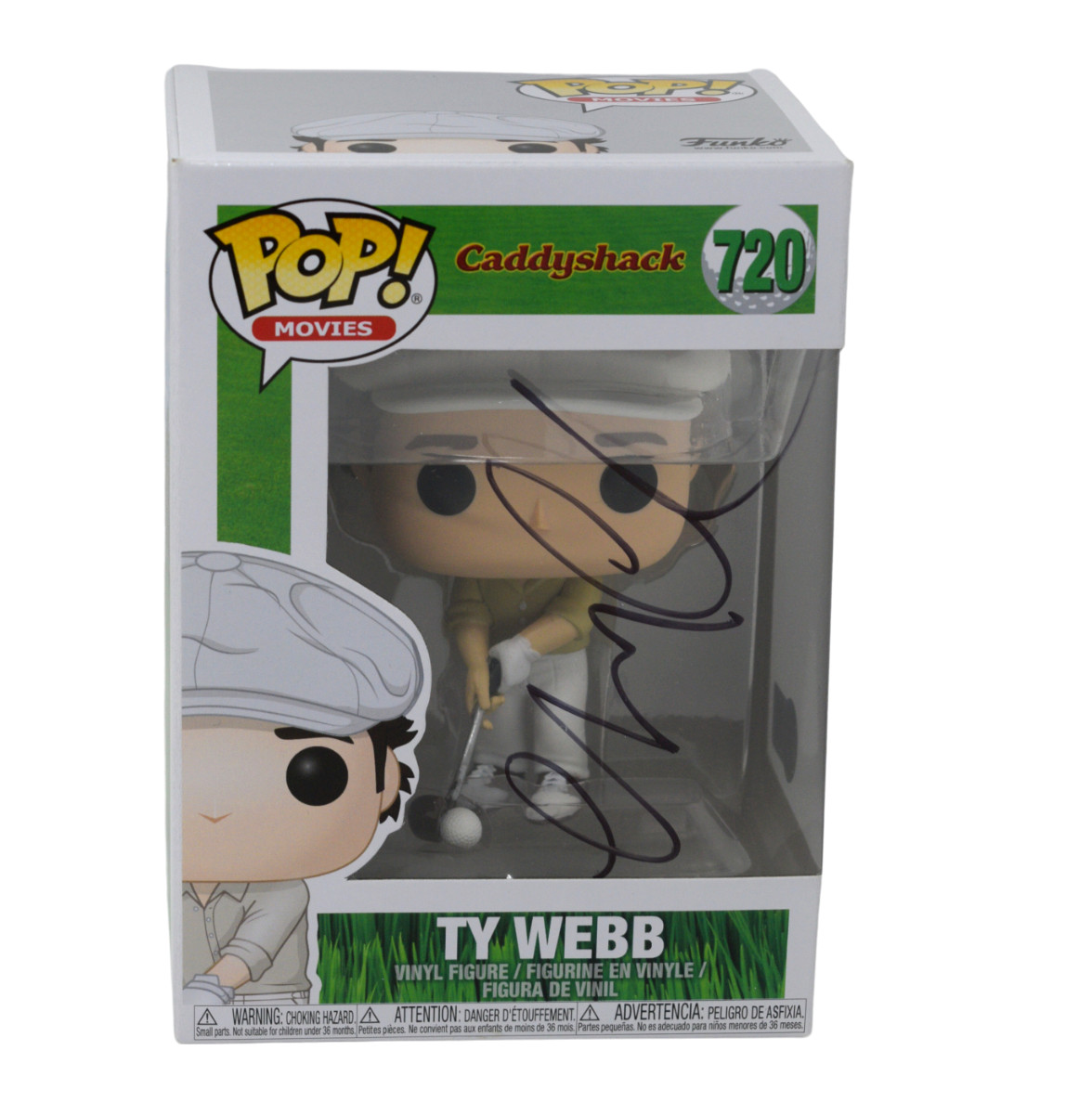 Chevy Chase Signed Autograph Funko Pop Caddyshack Ty Webb 720 Beckett COA
