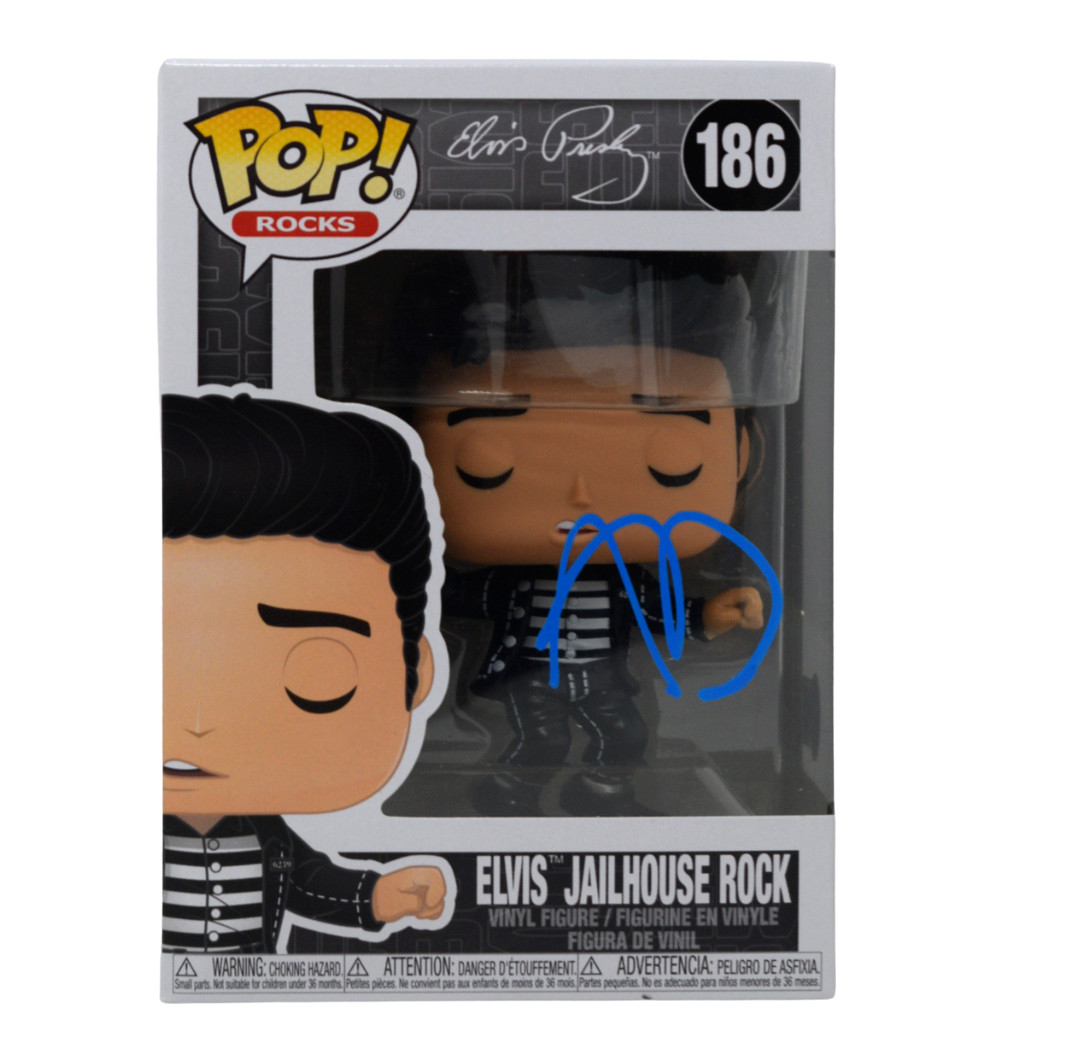 Austin Butler Signed Autograph Elvis Presley Movie Funko Pop Rocks Beckett COA
