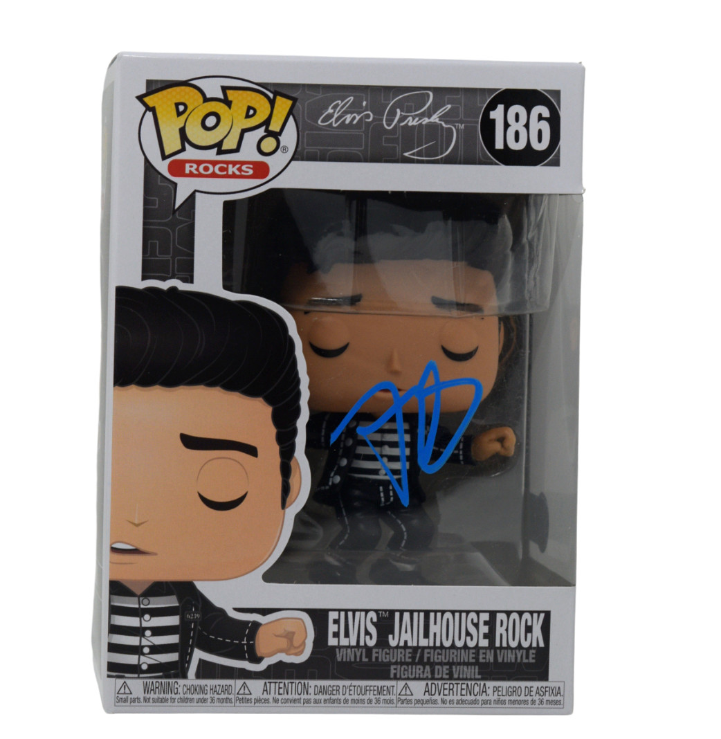 Austin Butler Signed Autograph Elvis Presley Movie Funko Pop Rocks Beckett COA
