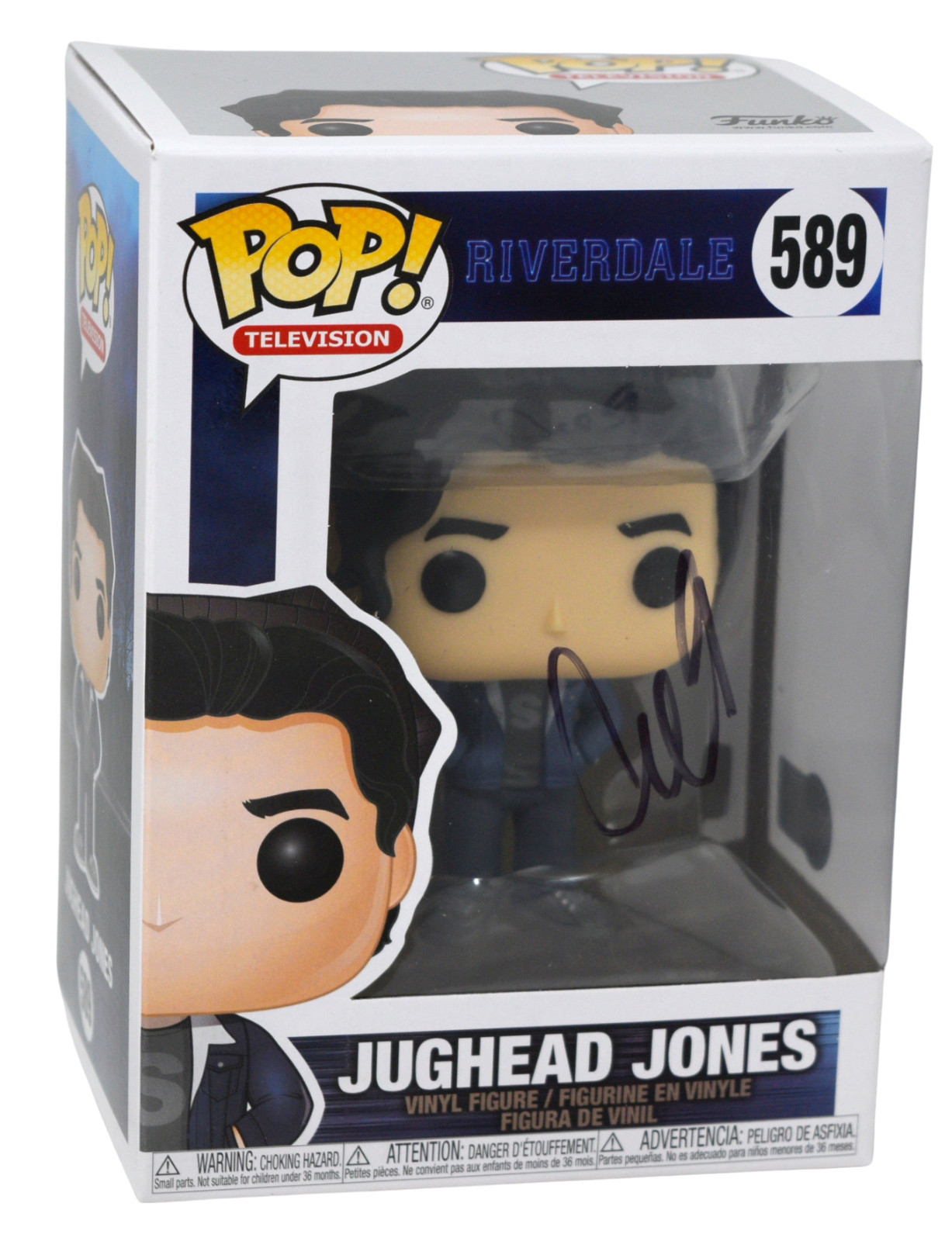 Cole Sprouse Signed Autograph Funko Pop Riverdale Jughead Jones #591 Beckett COA
