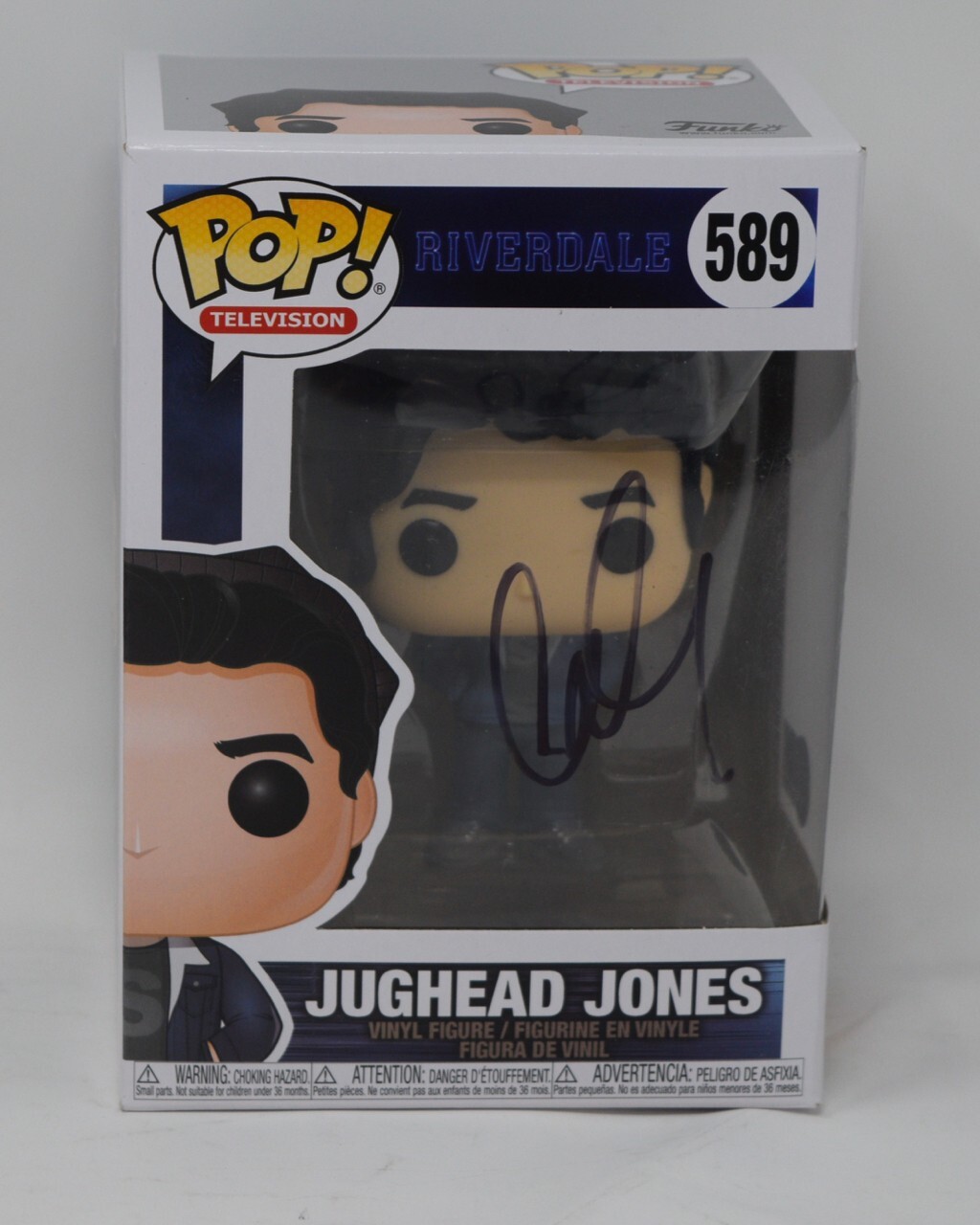 Cole Sprouse Signed Autograph Funko Pop Riverdale Jughead Jones #591 Beckett COA
