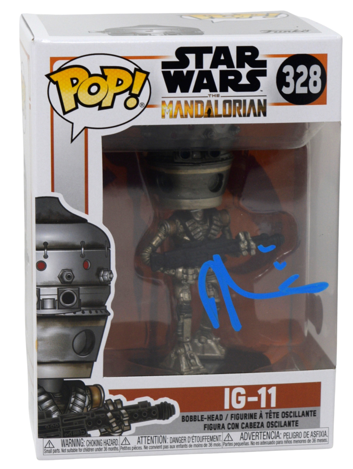 Taika Waititi Signed Autograph IG-11 Mandalorian Funko Pop Star Wars Beckett COA

