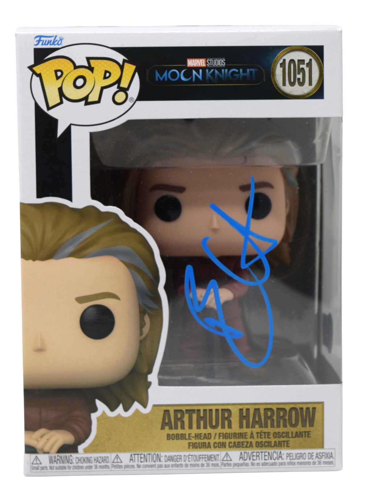Ethan Hawke Signed Autograph Funko Pop Moon Knight Arthur Harrow Beckett COA
