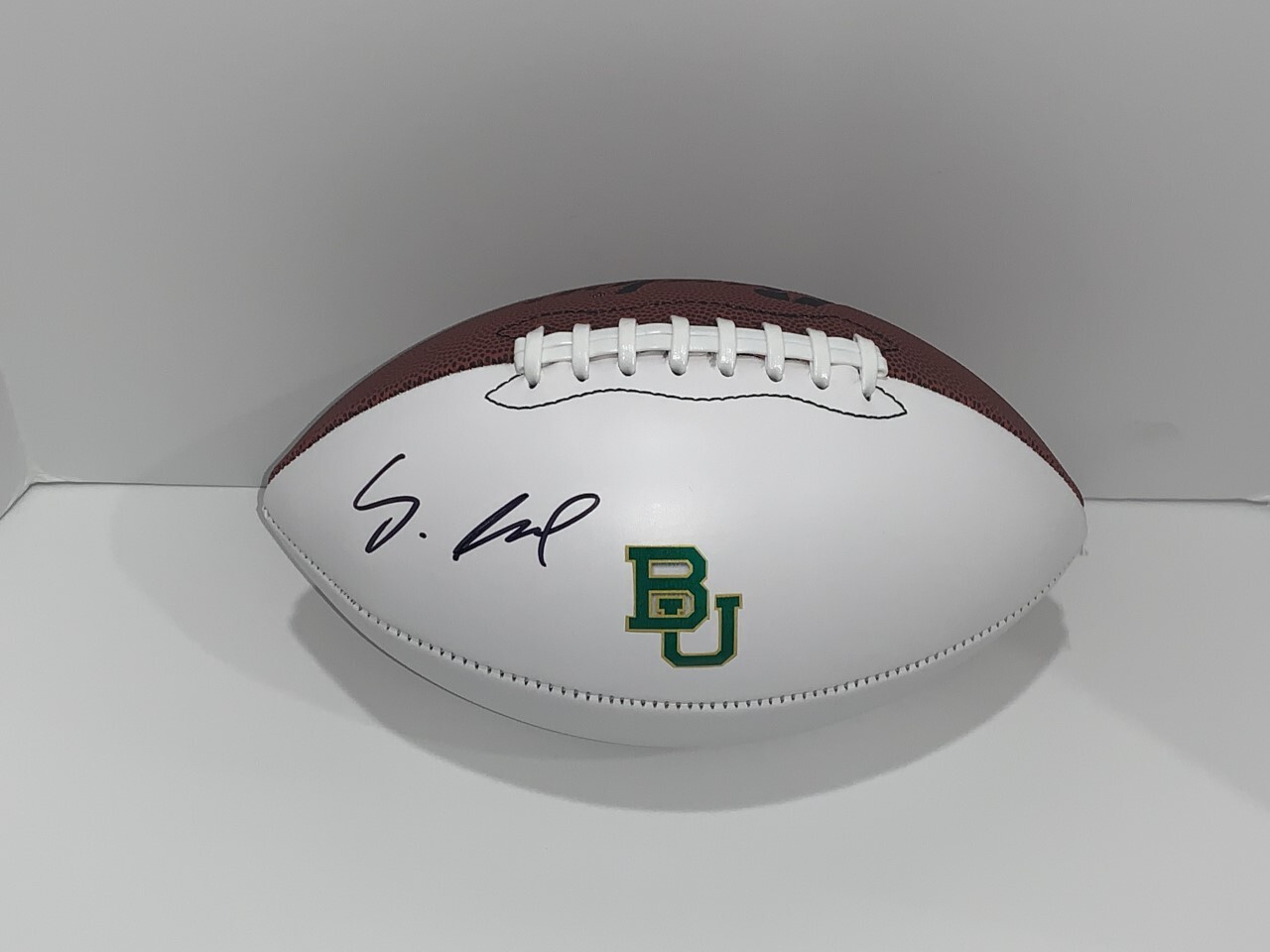 SIAKI IKA SIGNED FOOTBALL BAYLOR BEARS NFL STAR PROOF JSA COA
