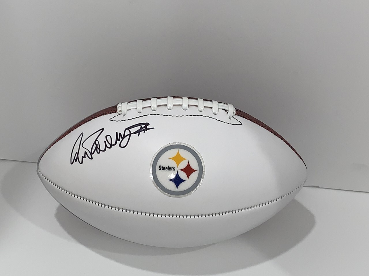ART ROONEY JR SIGNED FOOTBALL PITTSBURGH STEELERS PROOF JR. JSA COA COLLECTIBLE MEMORABILIA
