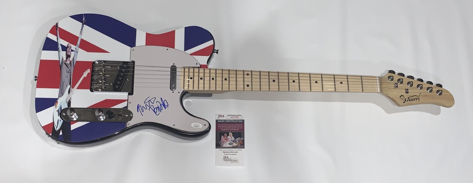 GAVIN ROSSDALE SIGNED CUSTOM ELECTRIC GUITAR BUSH AUTOGRAPHED JSA COA
