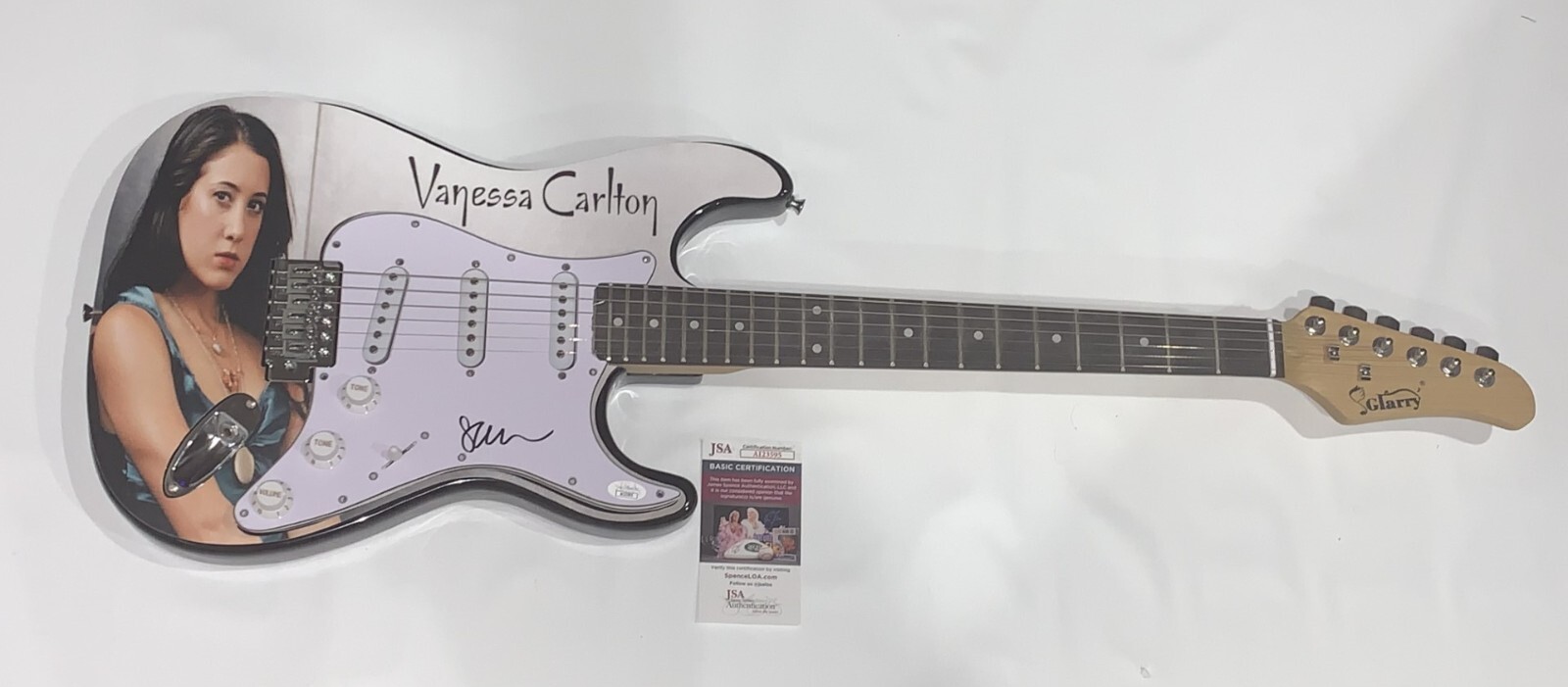 VANESSA CARLTON SIGNED CUSTOM ELECTRIC GUITAR AUTOGRAPHED JSA COA
